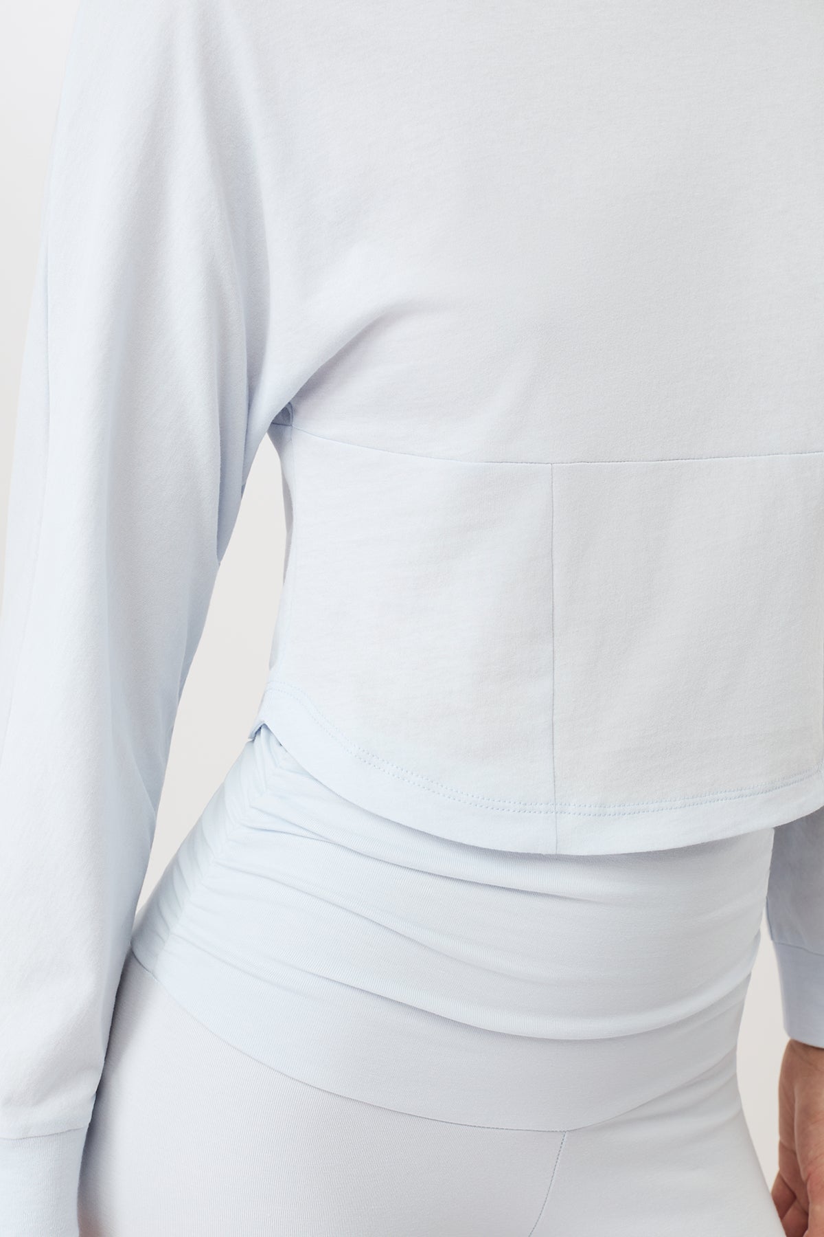 MANDALA womens vegan Sweater Soft Baby Blue