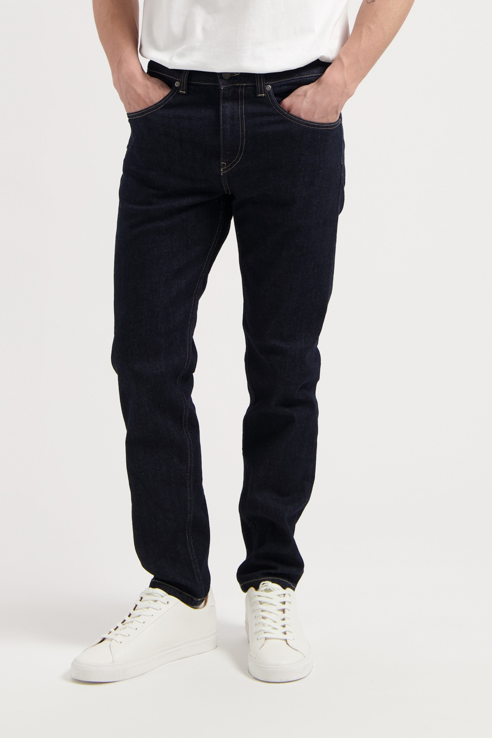 MUD Jeans Herren vegan Jeans Mid Slim Rick Strong Blau