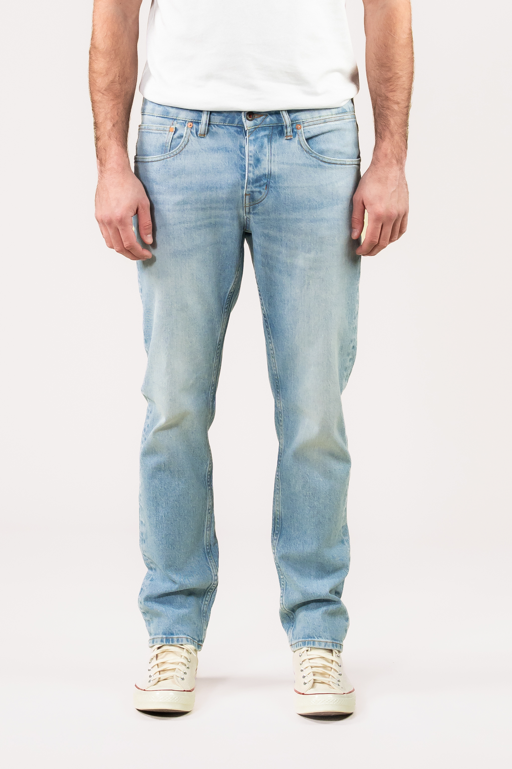 Image of Kuyichi mannen vegan Jeans Jim Regular Slim Seabad Blauw