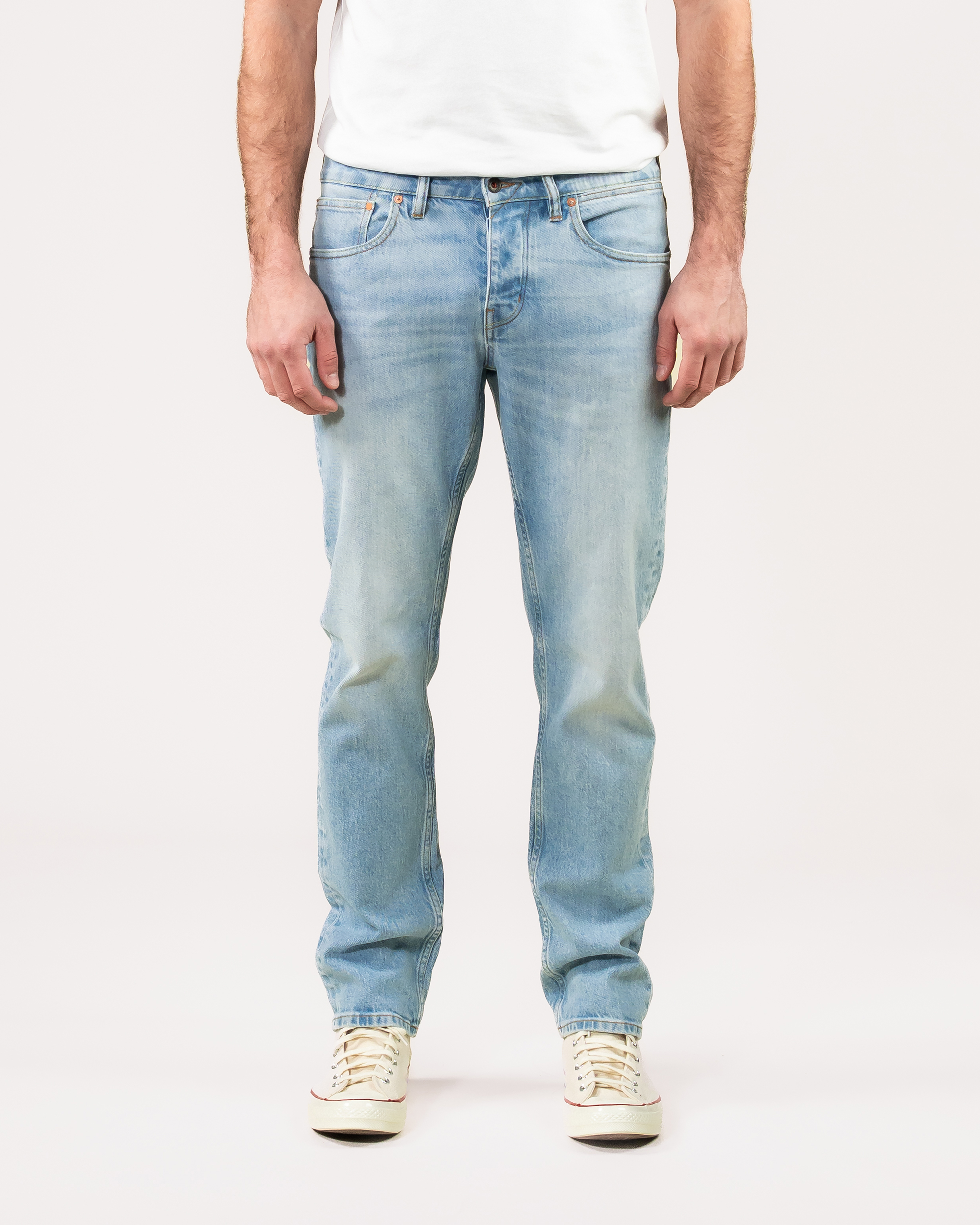Kuyichi men vegan Jeans Jim Regular Slim Seabad Blue