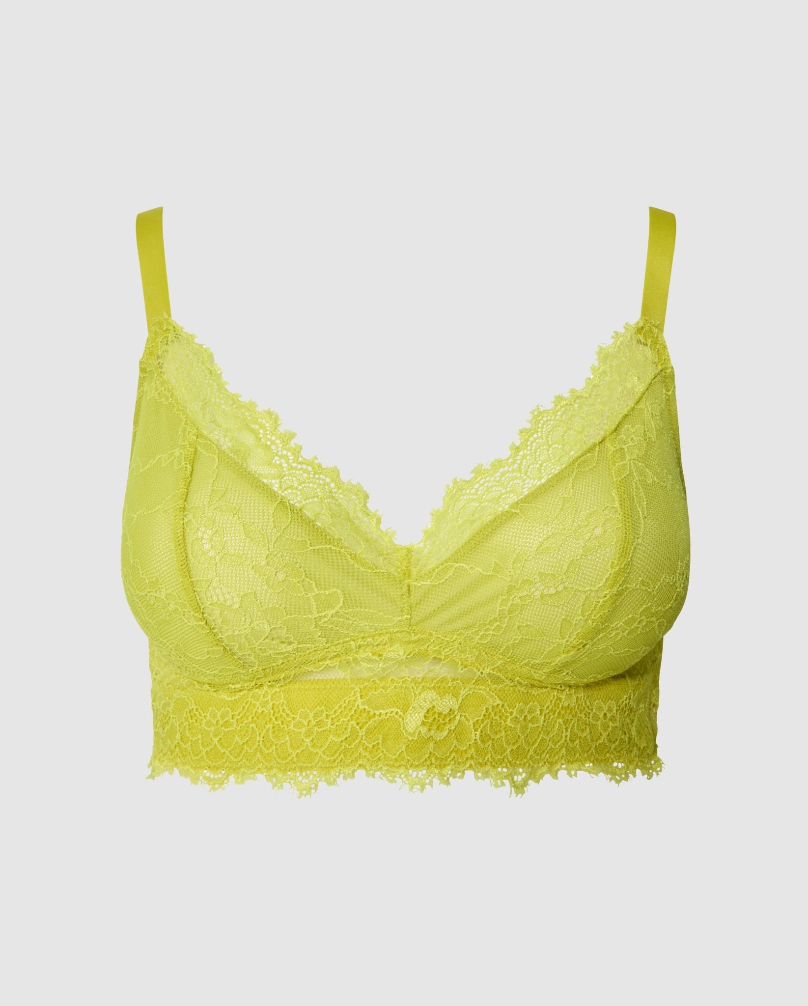 113717 - Damen vegan Bh Lace Support Citrus Bloom