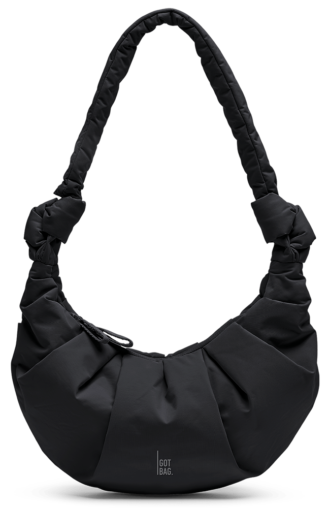 GOT BAG Maantas Met Plooien, Klein, Zwart