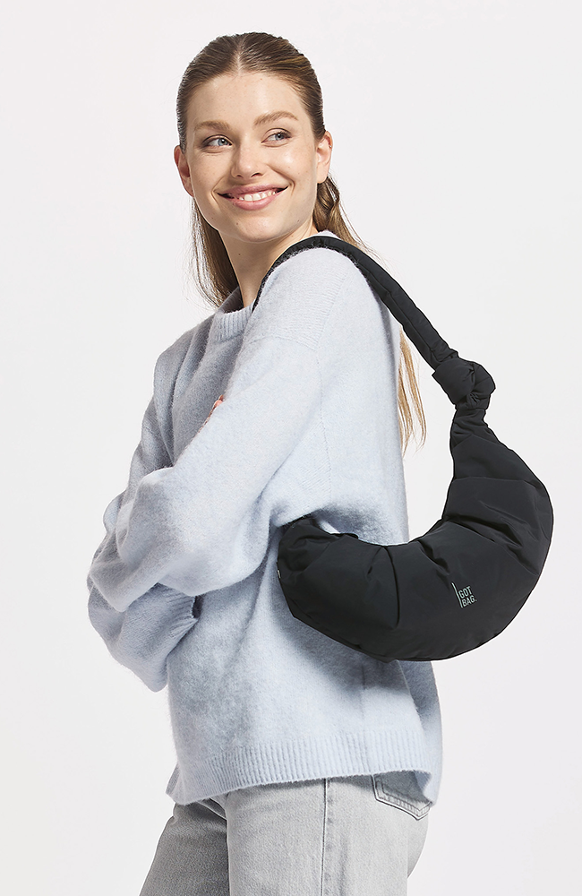 GOT BAG Maantas Met Plooien, Klein, Zwart