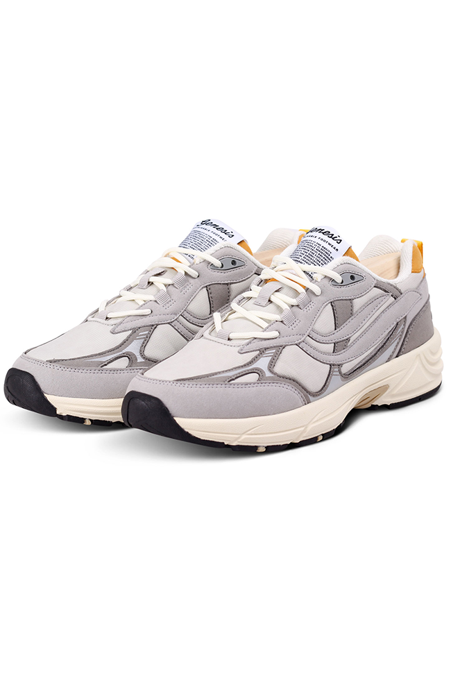 Genesis men vegan Sneakers G-Eco`99 Paddy Mesh Grey Mustard