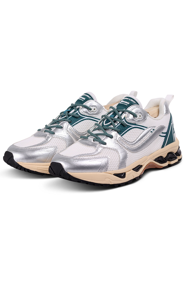 113779 - Herren vegan Turnschuhe G-Ultra Rec Rub Silber Weiß Petrol 113779 - Herren vegan Turnschuhe G-Ultra Rec Rub Silber Weiß Petrol