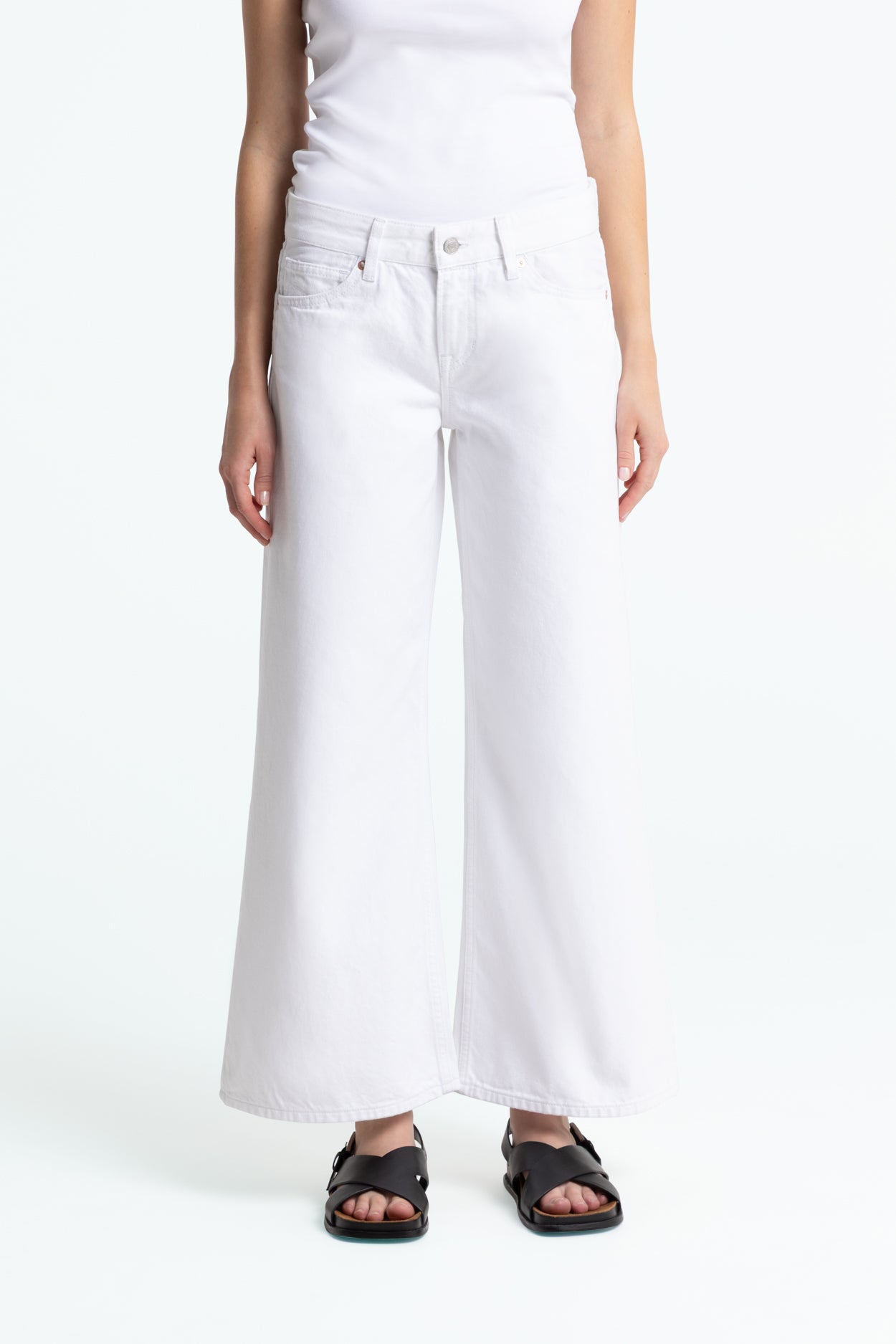 Image of Kings of Indigo dames vegan Jeans Tanja Diop Optisch Wit