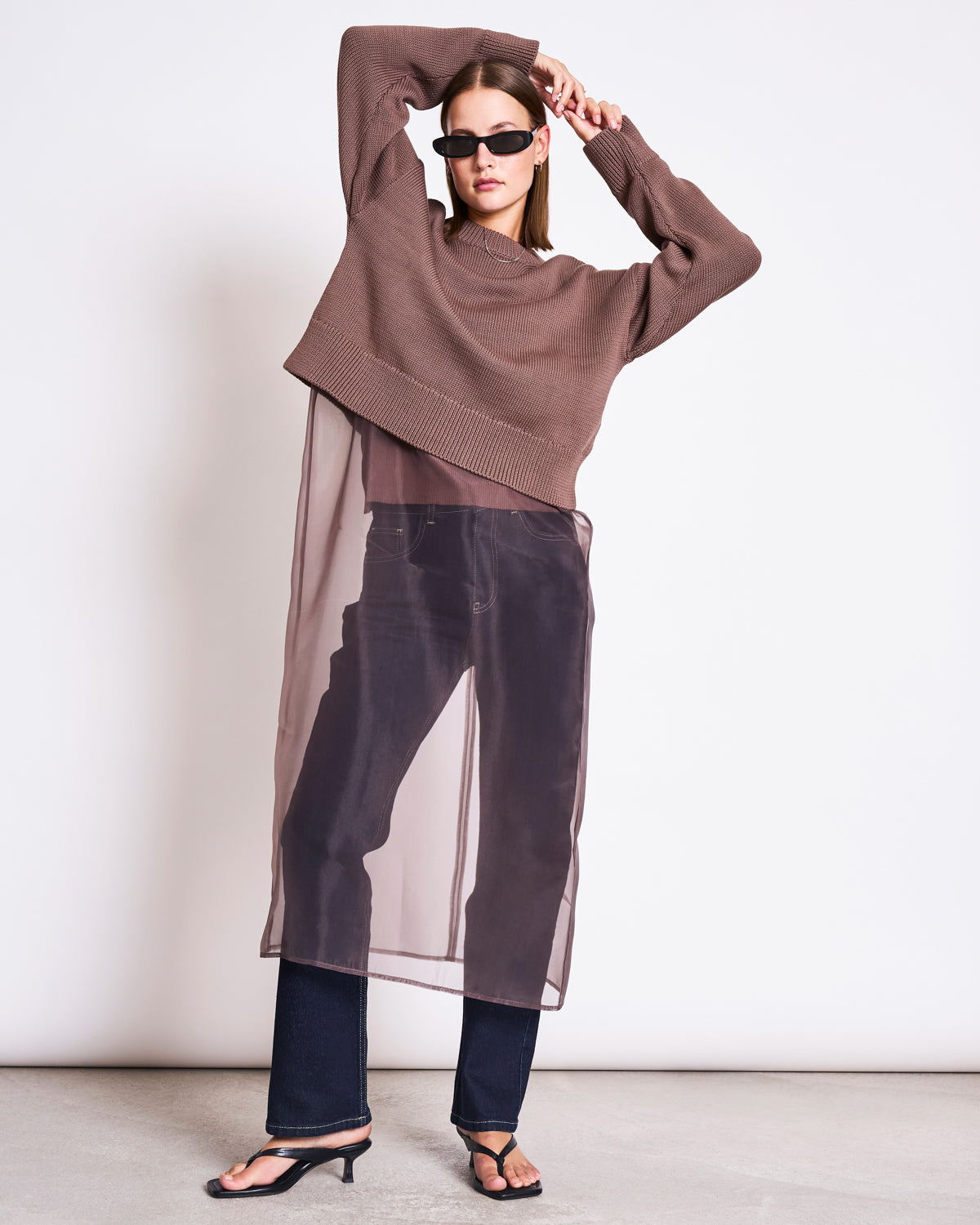 JAN 'N JUNE Jumper Yagmur Clay Brown