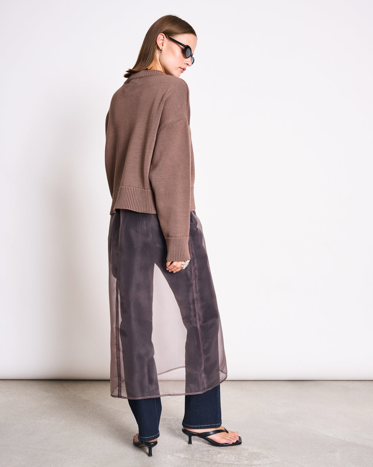 JAN 'N JUNE Jumper Yagmur Clay Brown