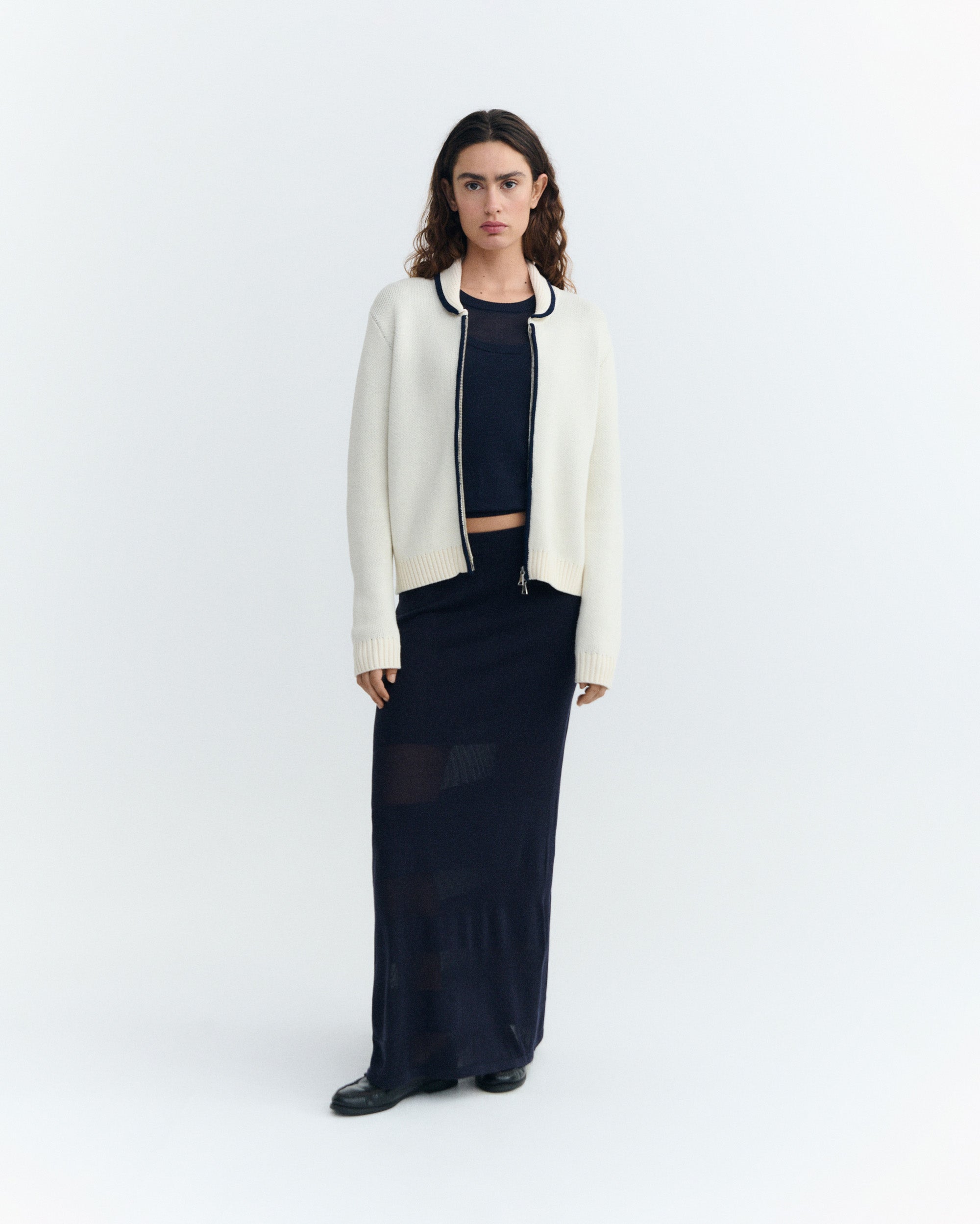 Thinking MU Cardigan Tessa Omnia Ecru