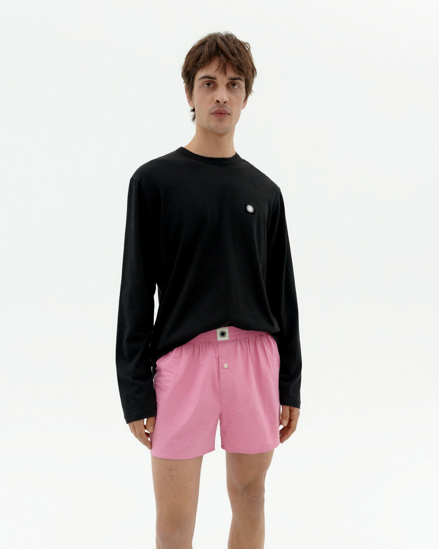 Thinking MU T-Shirt Met Lange Mouwen Emilio Sun Back Zwart