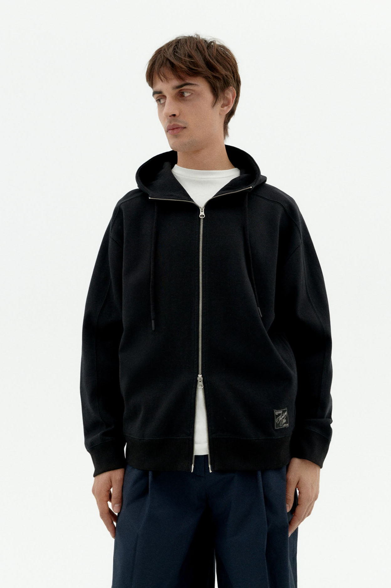 Image of Thinking MU mannen vegan Hoodie Garfu Zwart