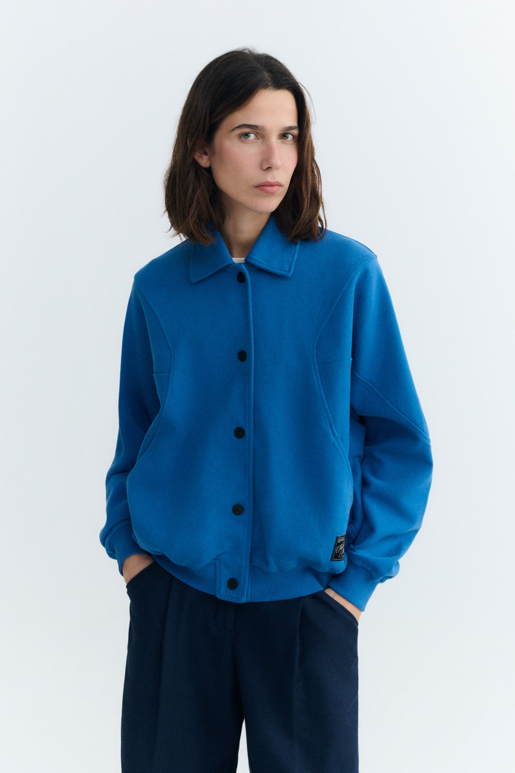 Image of Thinking MU dames vegan Maisie Jasje Blauw