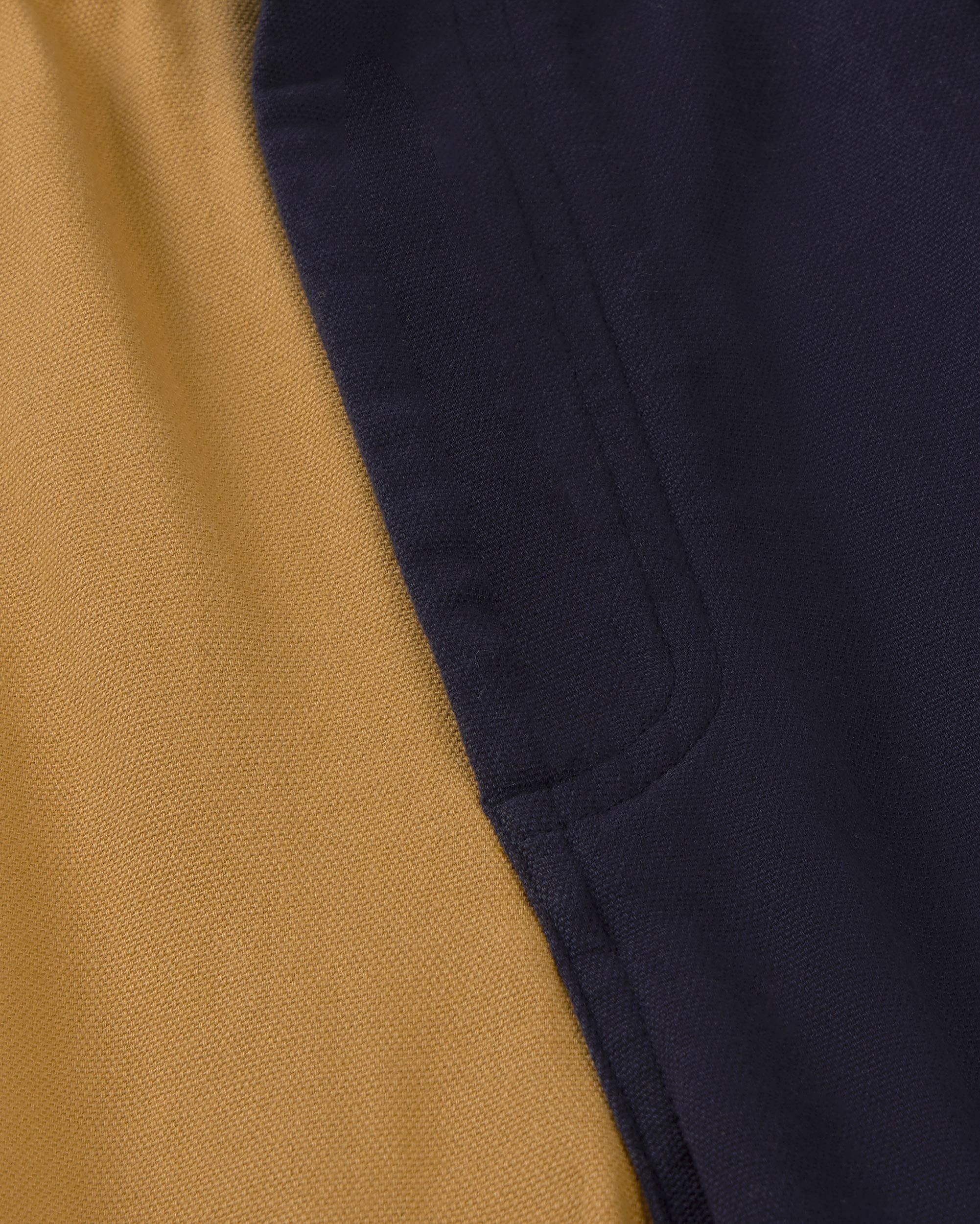 Thinking MU Broek Loose Luc Marineblauw/Geel