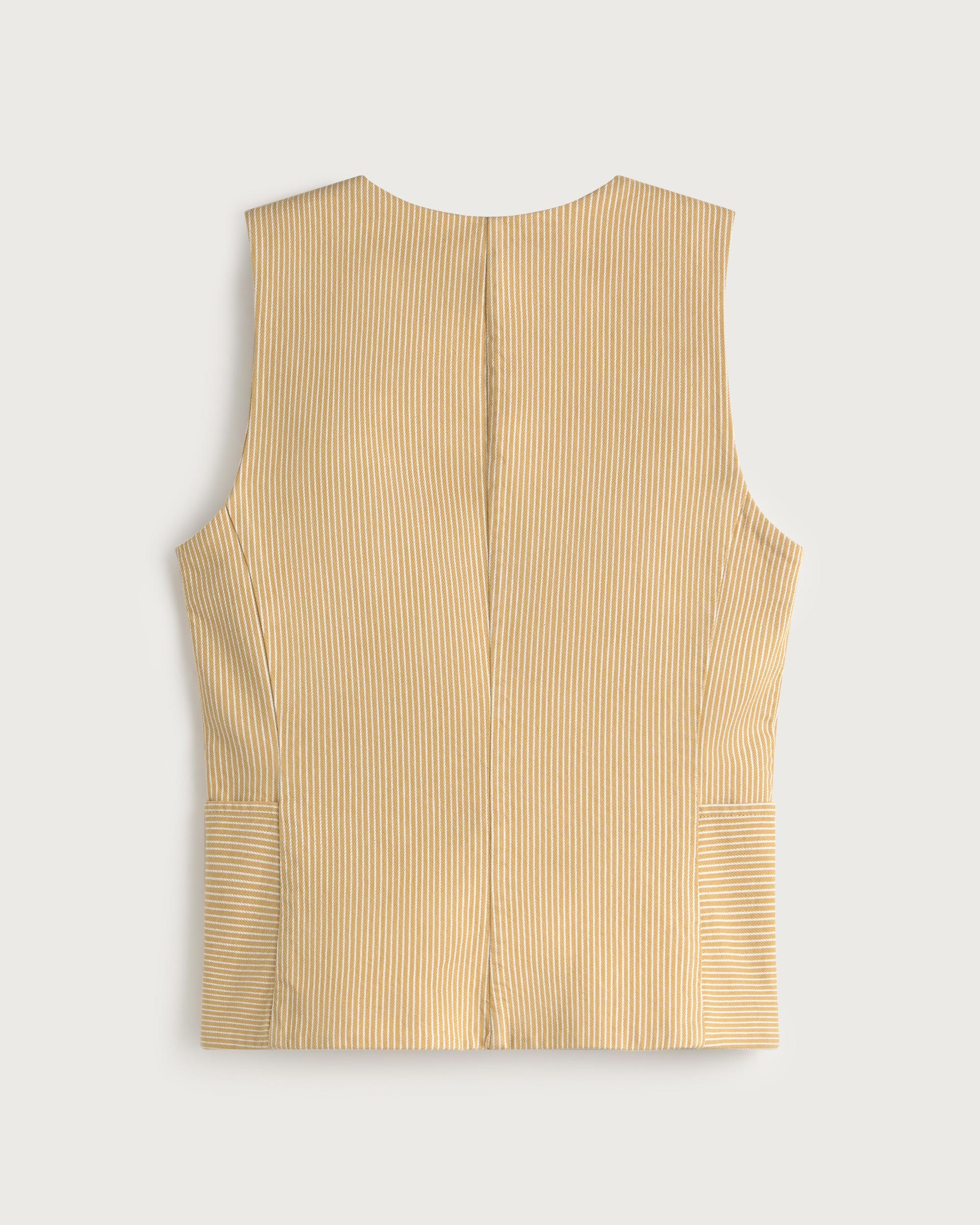 Thinking MU Vest Alisa Striped Yellow