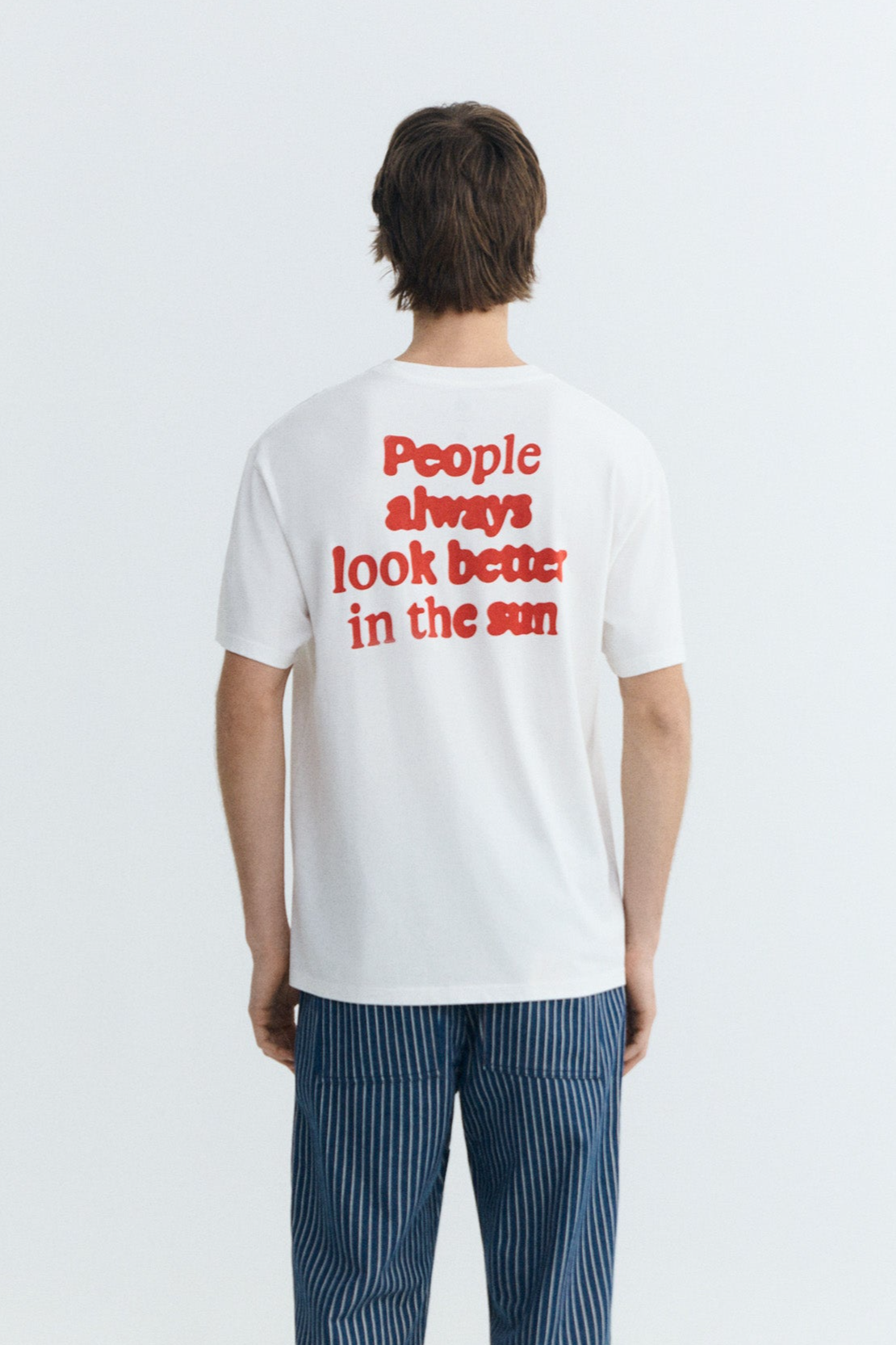 Image of Thinking MU mannen vegan T-Shirt Aaron White