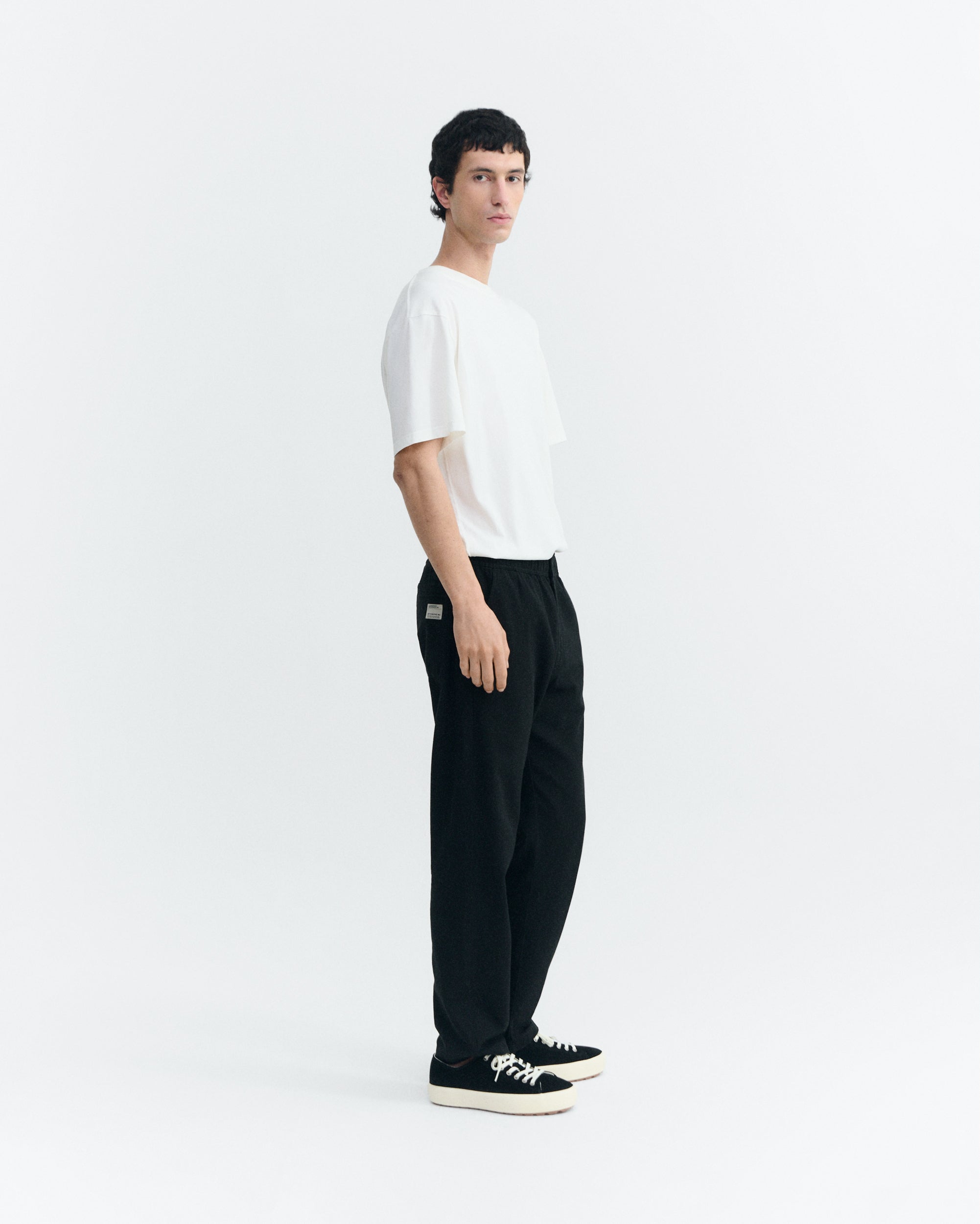 Thinking MU Rechte Broek Voor Op Reis, Lichtgewicht, Zwart