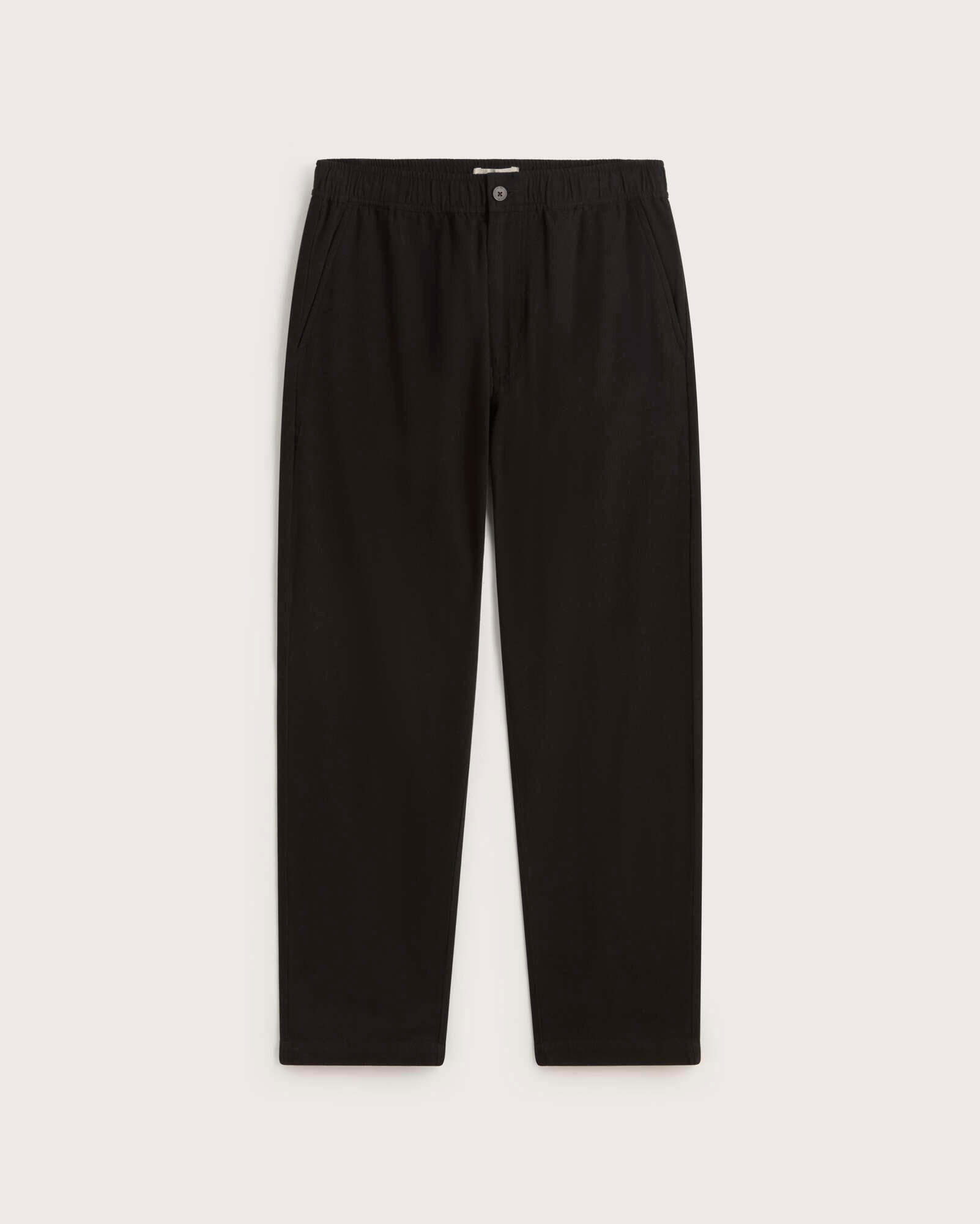 Thinking MU Rechte Broek Voor Op Reis, Lichtgewicht, Zwart