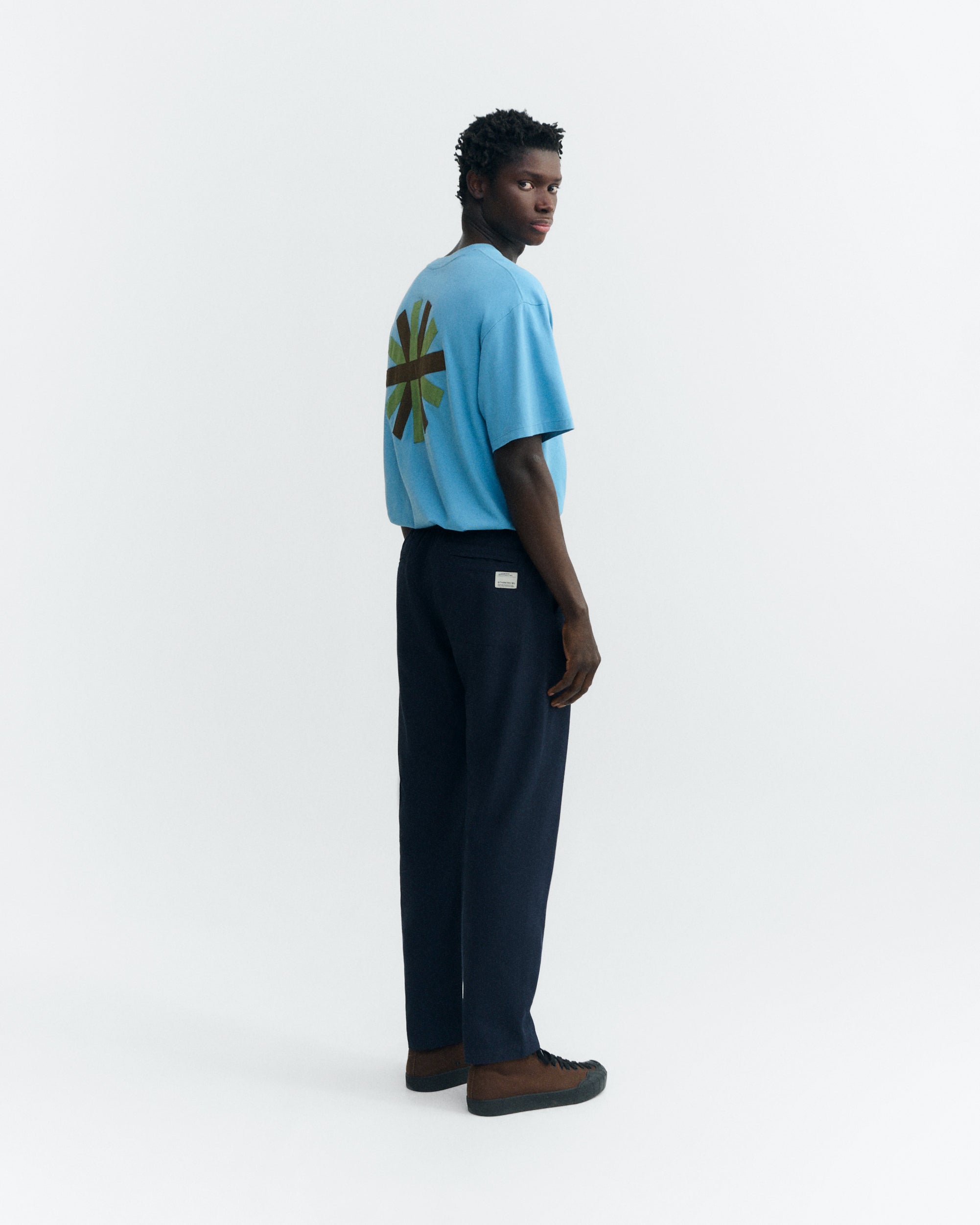 Thinking MU Rechte Broek, Reismodel, Licht Marineblauw