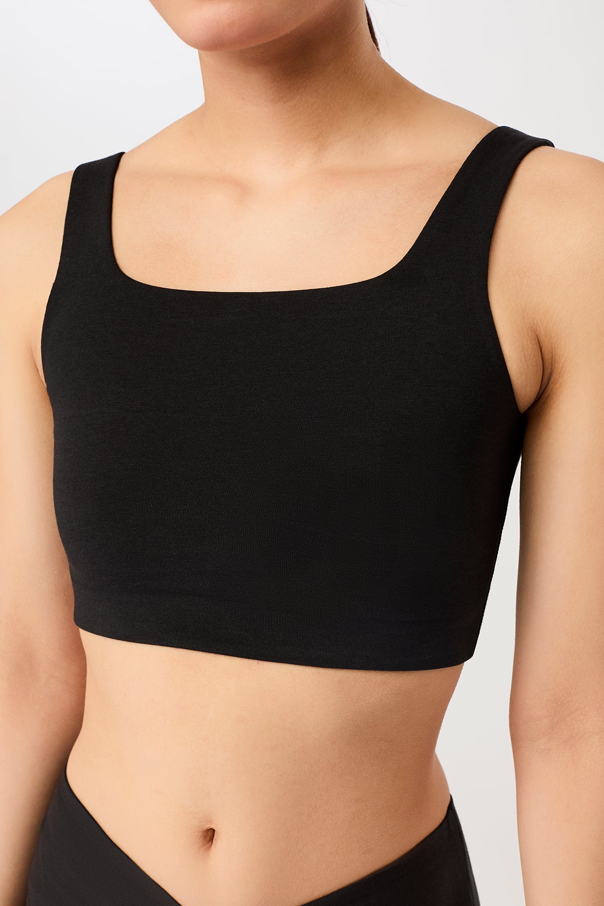 MANDALA womens vegan Bra Ultra Light Black
