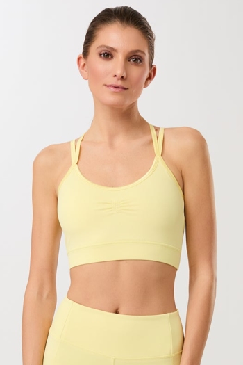 MANDALA Damen vegan Sport-Bh Studio Citrus Rush