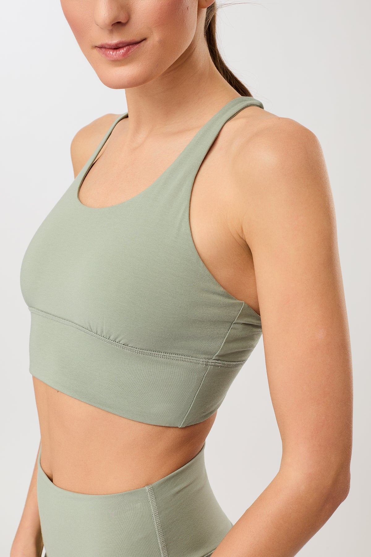 MANDALA womens vegan Sports Bra New Studio Mineral