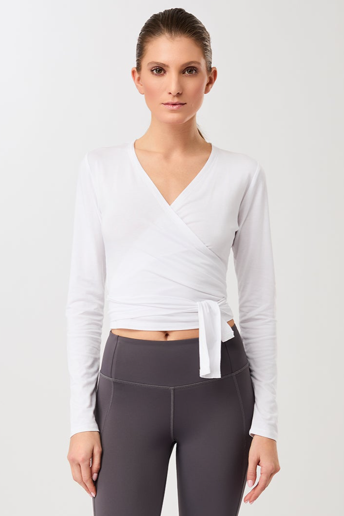 Image of MANDALA dames vegan Witte Wikkeljas