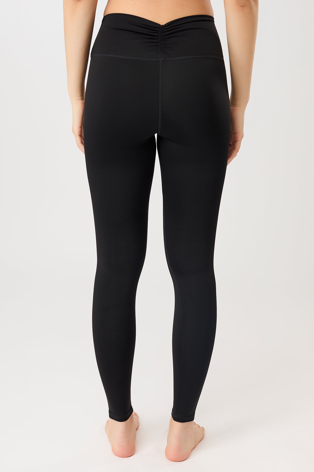 MANDALA womens vegan Leggings On Point Black