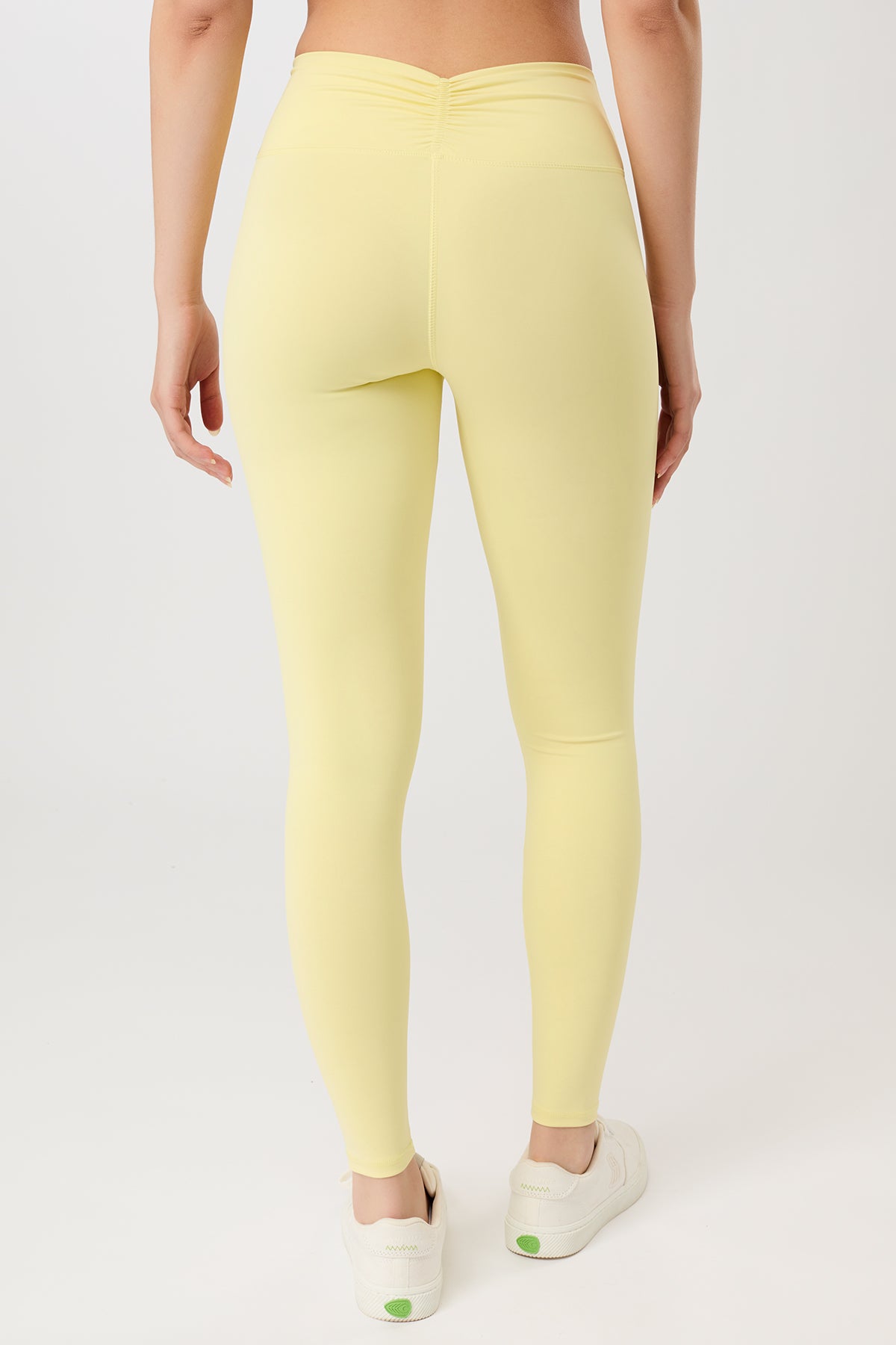 MANDALA womens vegan Leggings On Point Citrus Rush