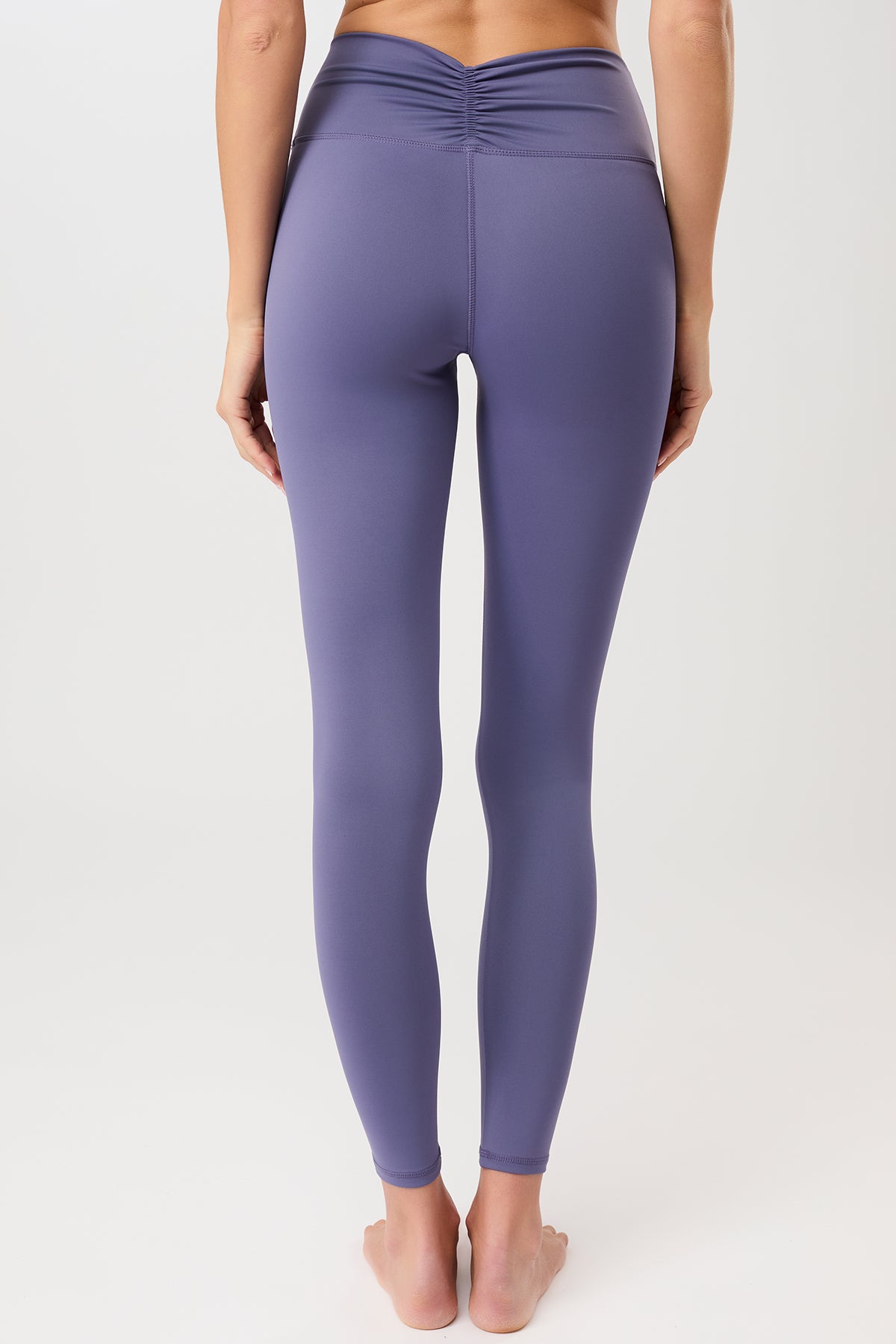 MANDALA womens vegan Leggings On Point Mystic Iris Purple