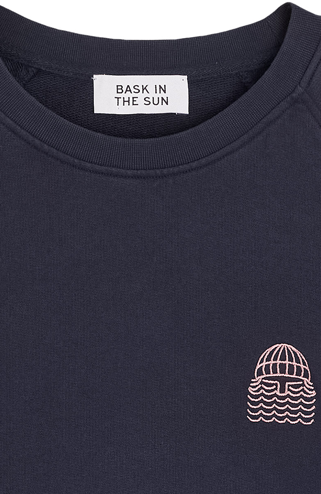 Bask in the Sun men vegan Sweatshirt Mini To The Sea Midnight