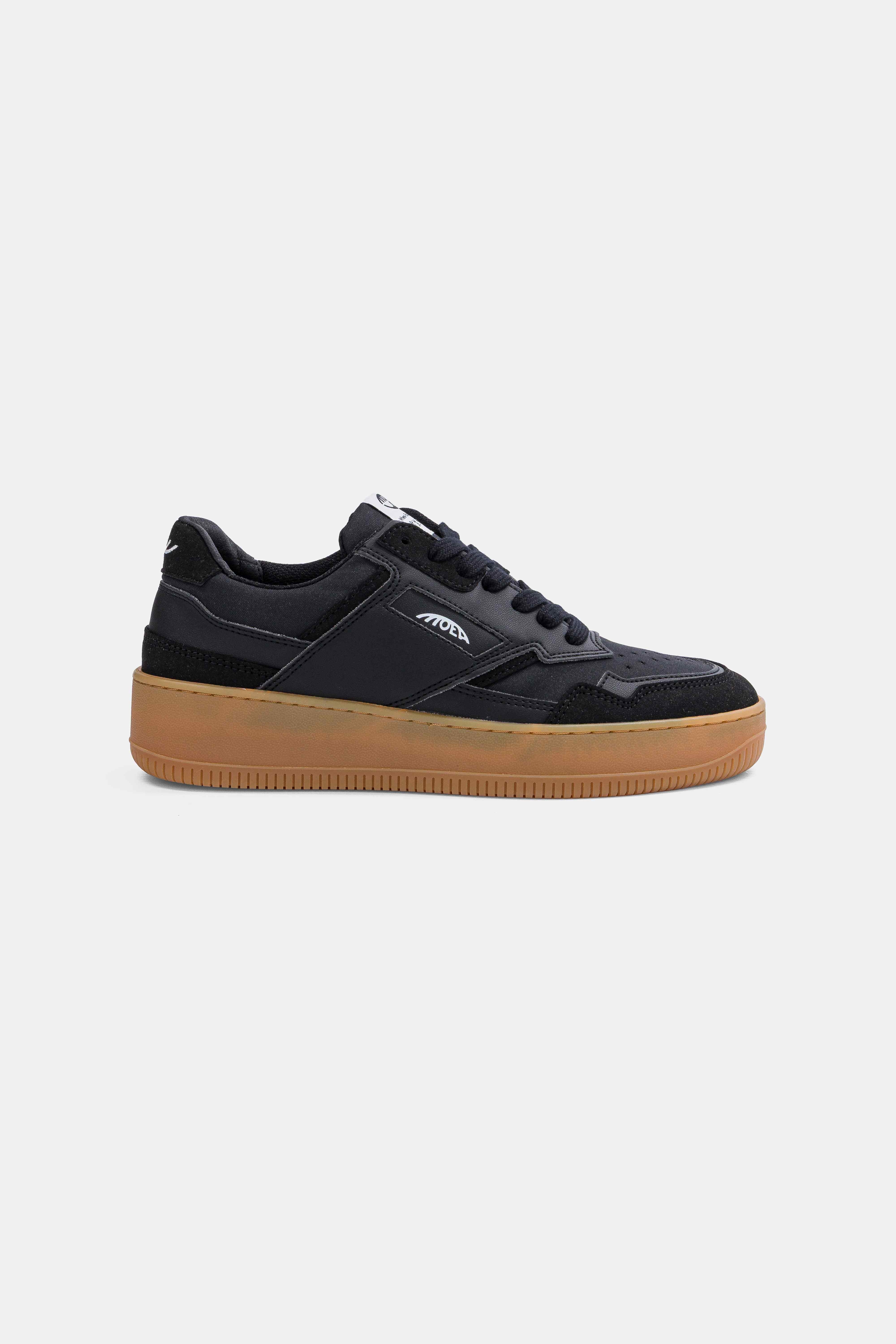 Image of MoEa mannen vegan Sneakers Origin Zwart Textiel MaÃ¯s
