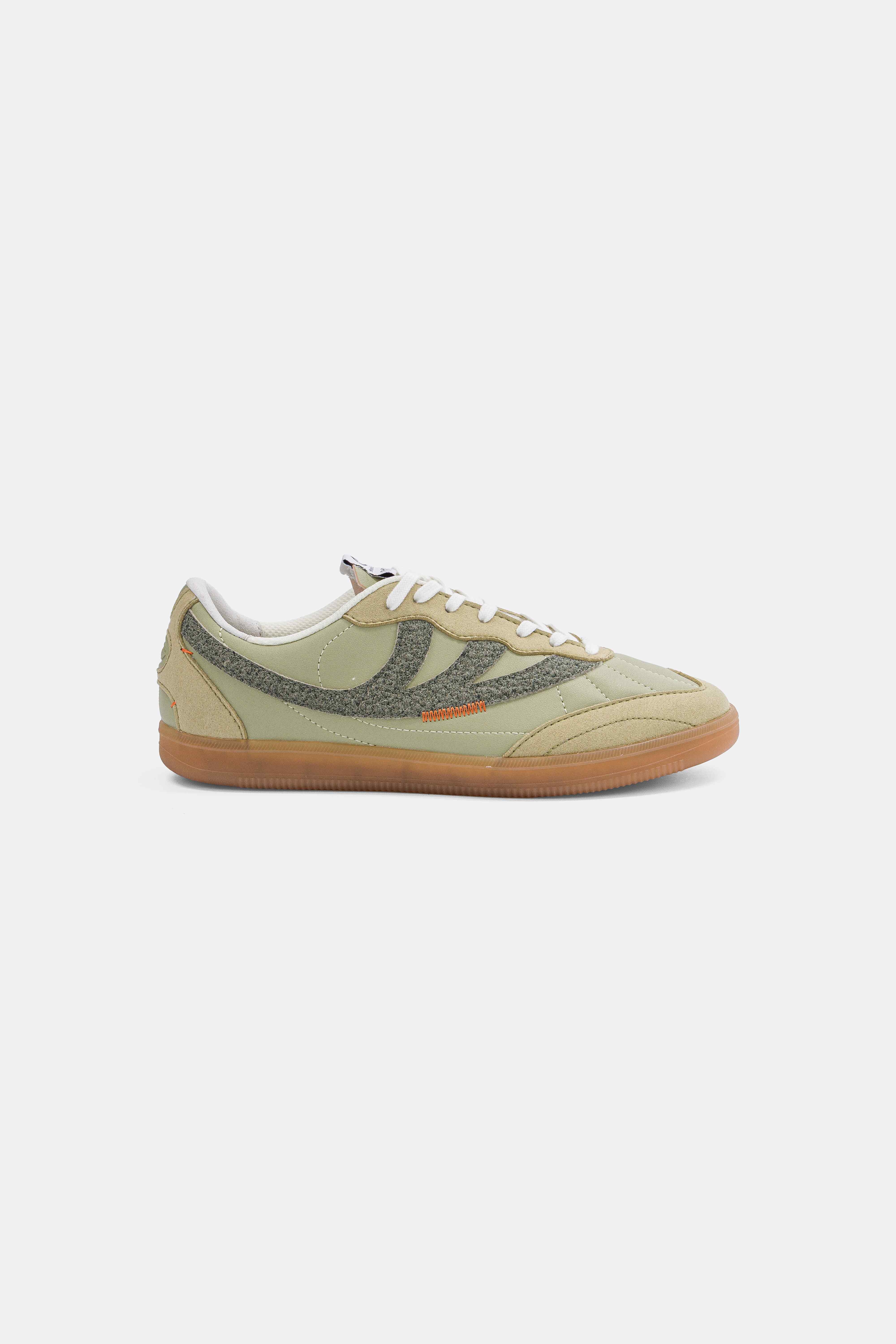 Image of MoEa mannen vegan Sneakers Flow Full Green Mushroom