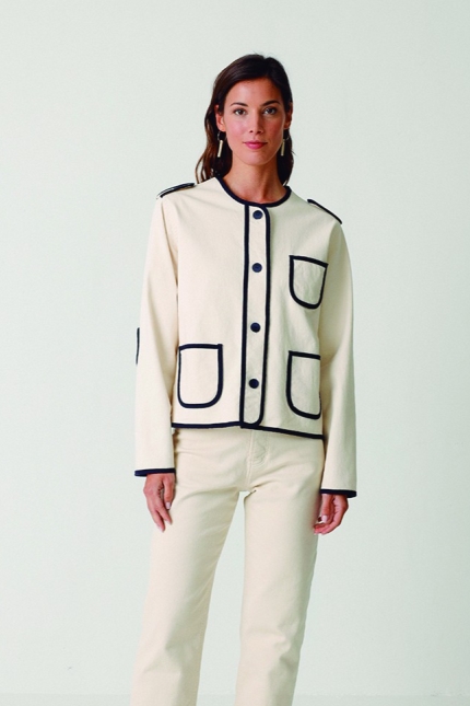 SKFK Damen vegan Jacke Aiku Beige