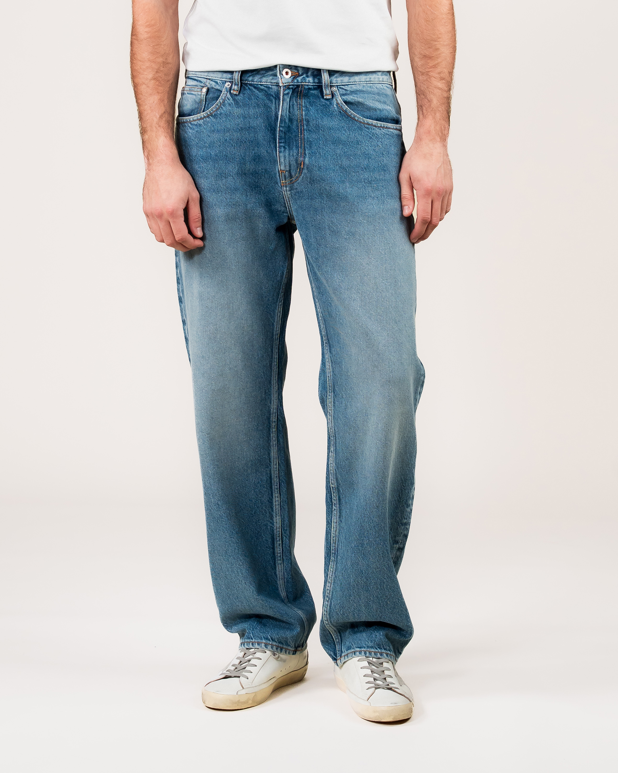 Kuyichi men vegan Jeans Larry Loose Lifecycle Blue