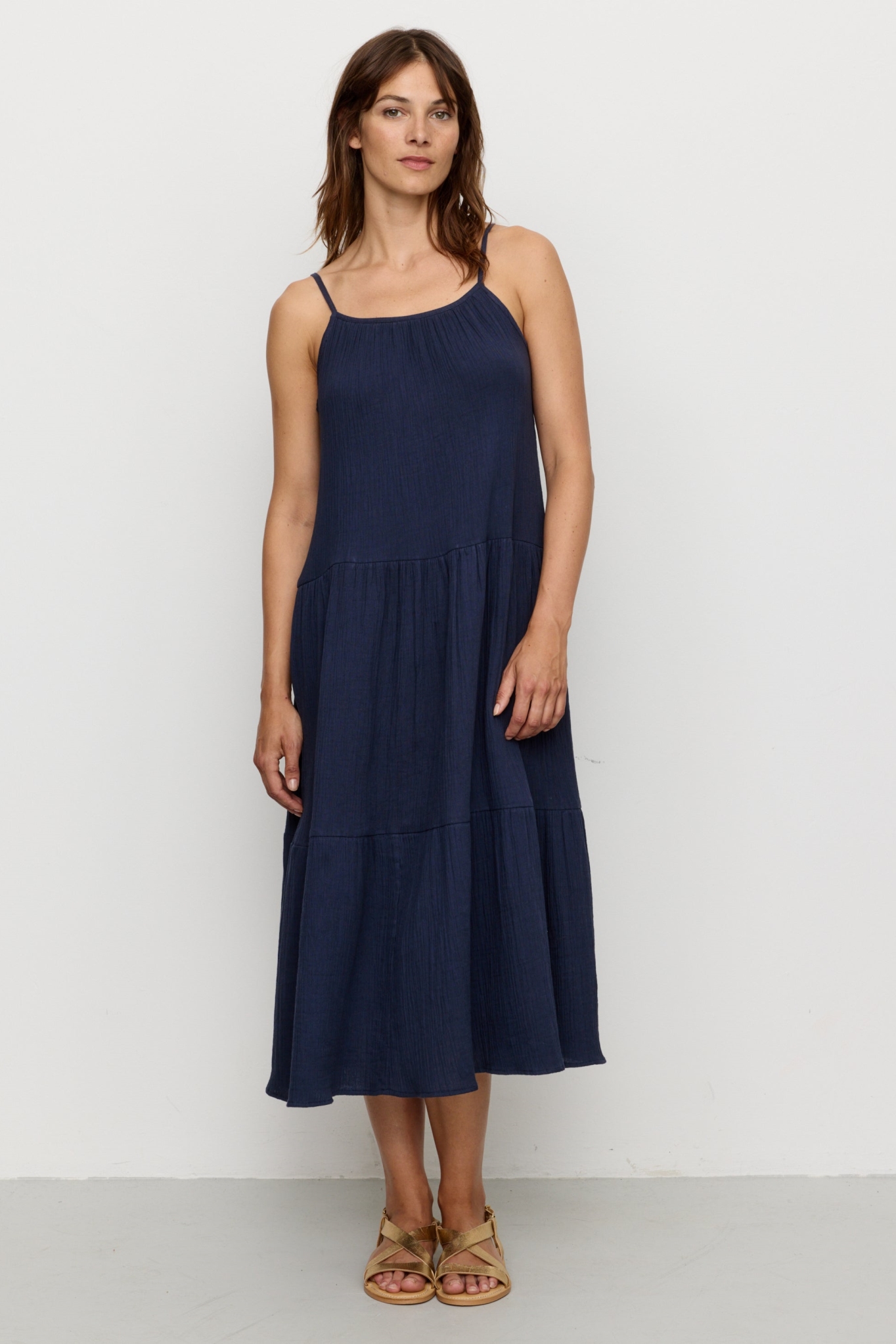 Recolution Damen vegan Kleid Felicia Navy