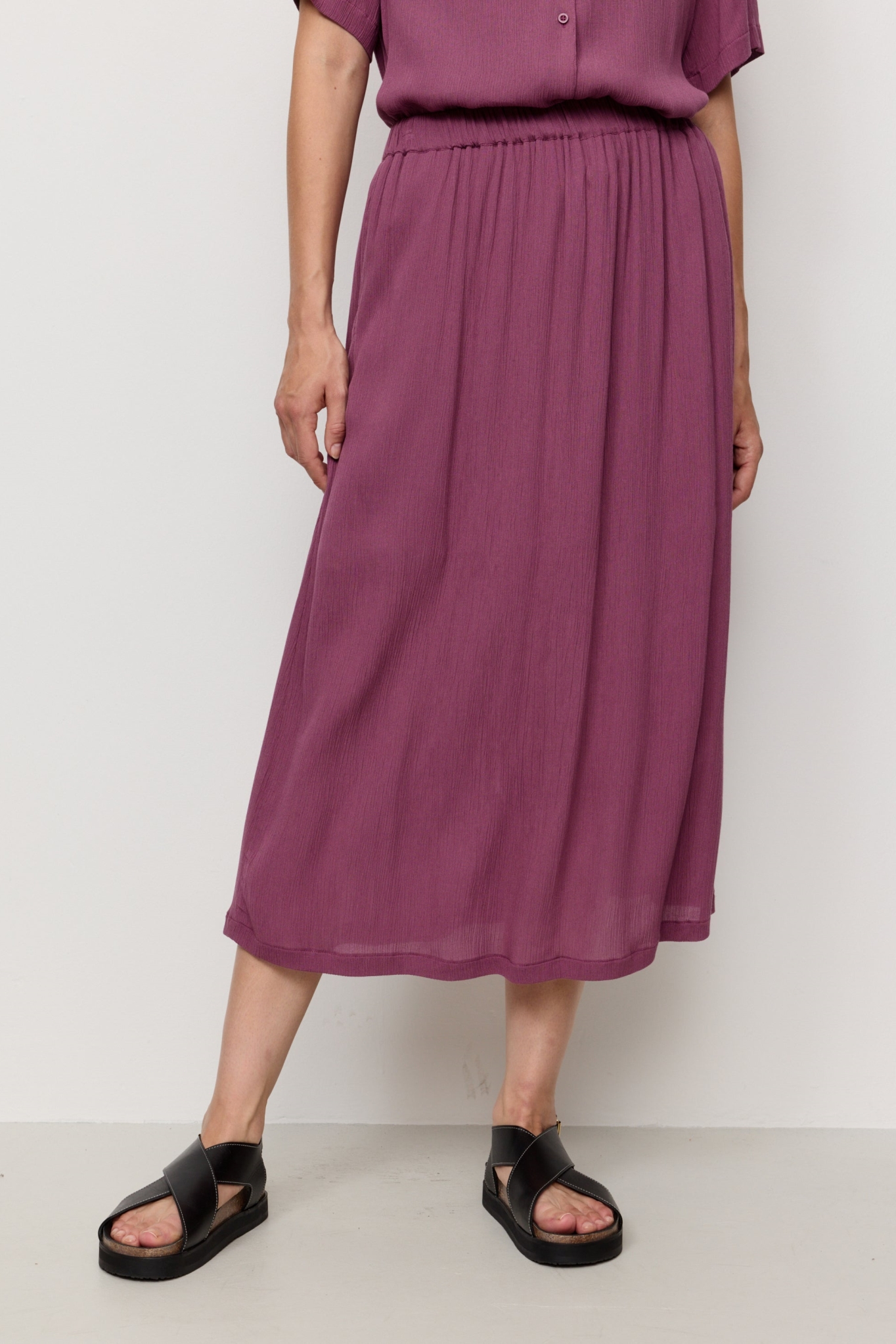 Recolution Damen vegan Rock Pfirsich Dunkel Tulpe