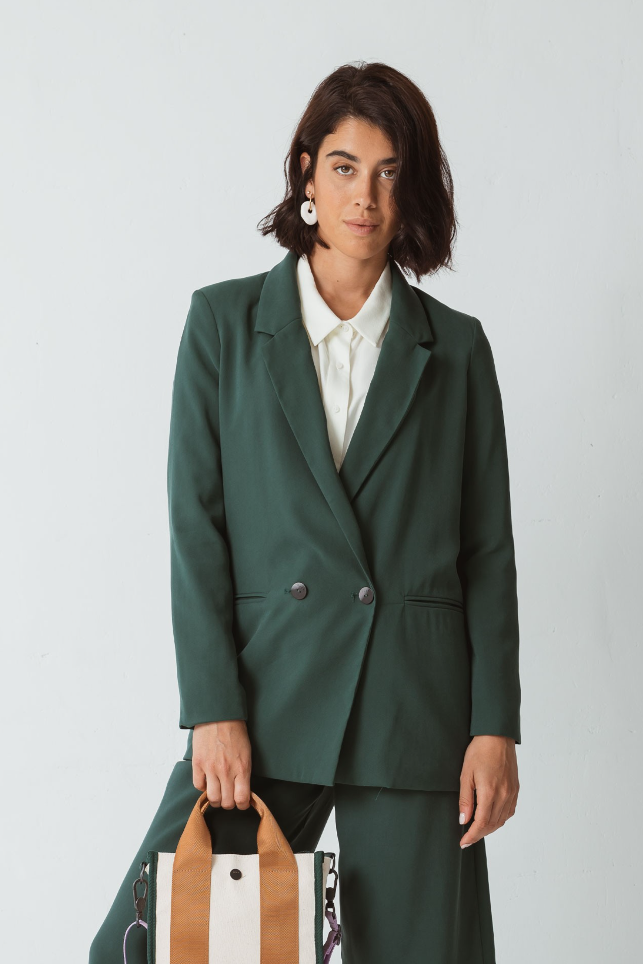 SKFK Damen vegan Blazer Atxa Grün