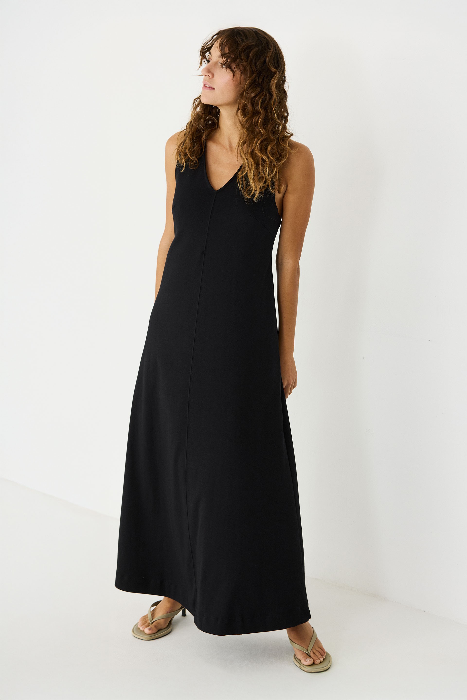 SKFK Damen vegan Kleid Tirtse Schwarz