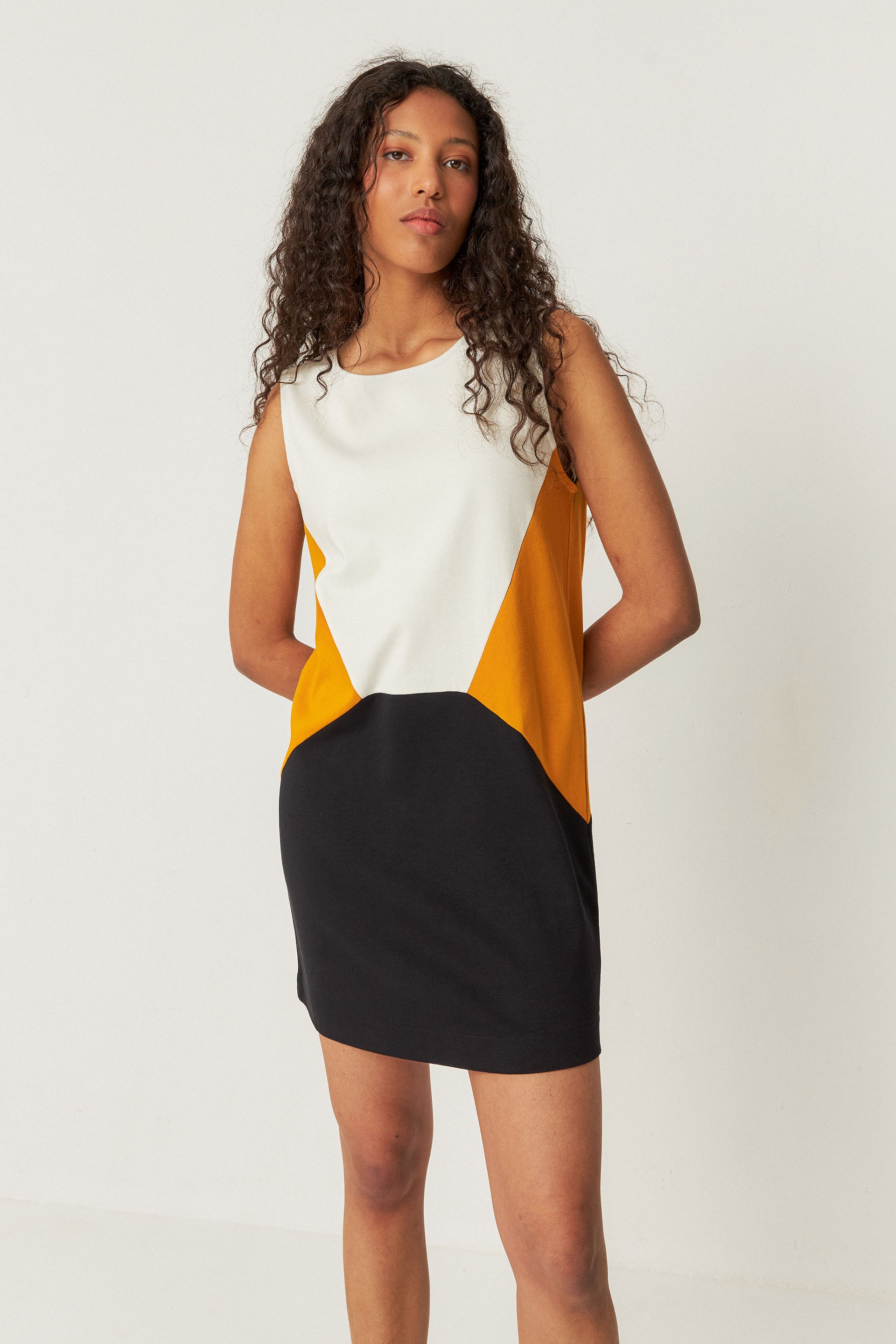 SKFK Damen vegan Kleid Laga Mehrfarbig