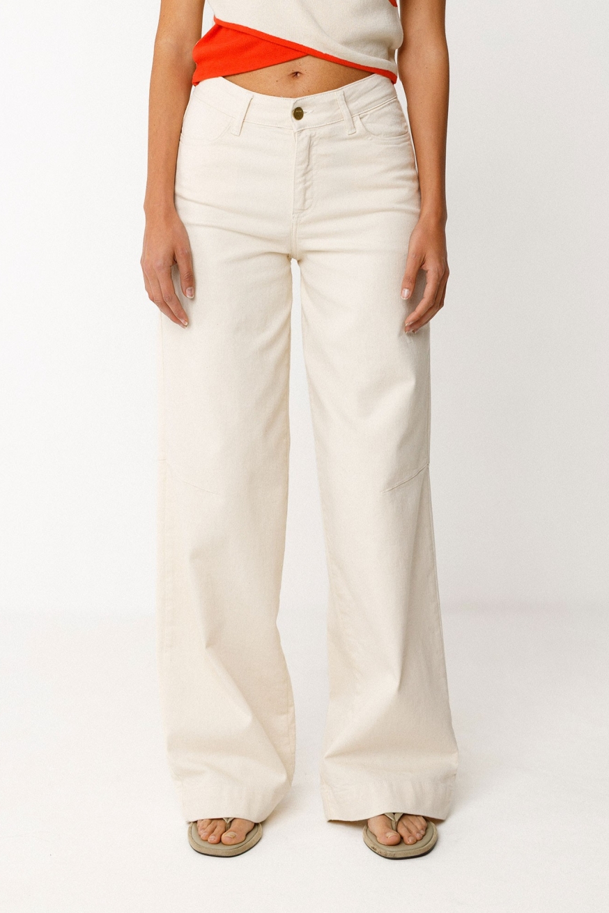 Image of SKFK dames vegan Broek Simone Beige