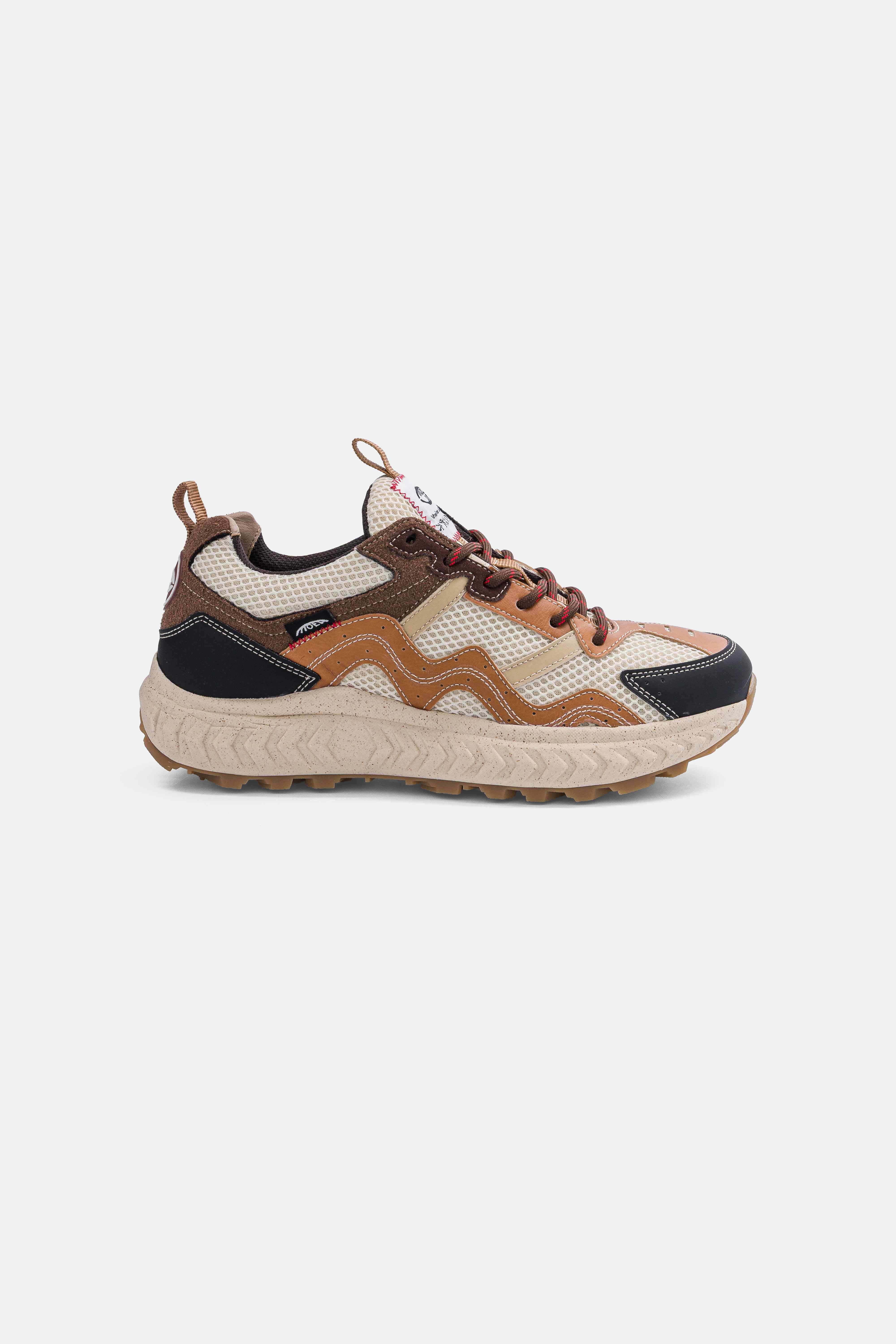 Image of MoEa mannen vegan Sneakers Dune Beige & Brown Corn