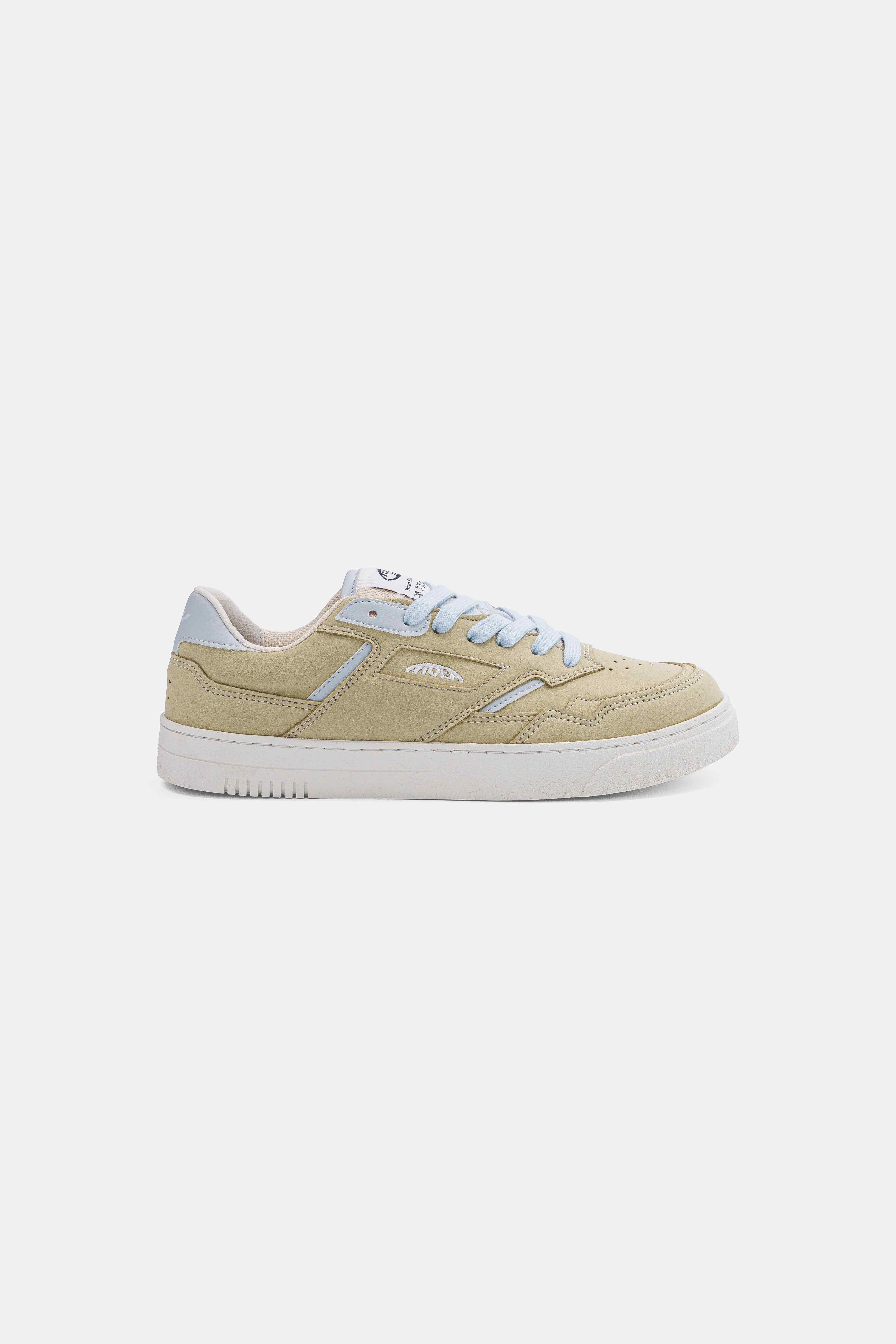 Image of MoEa mannen vegan Sneakers Origin Low Aloe Vegan Suede & Blue Corn