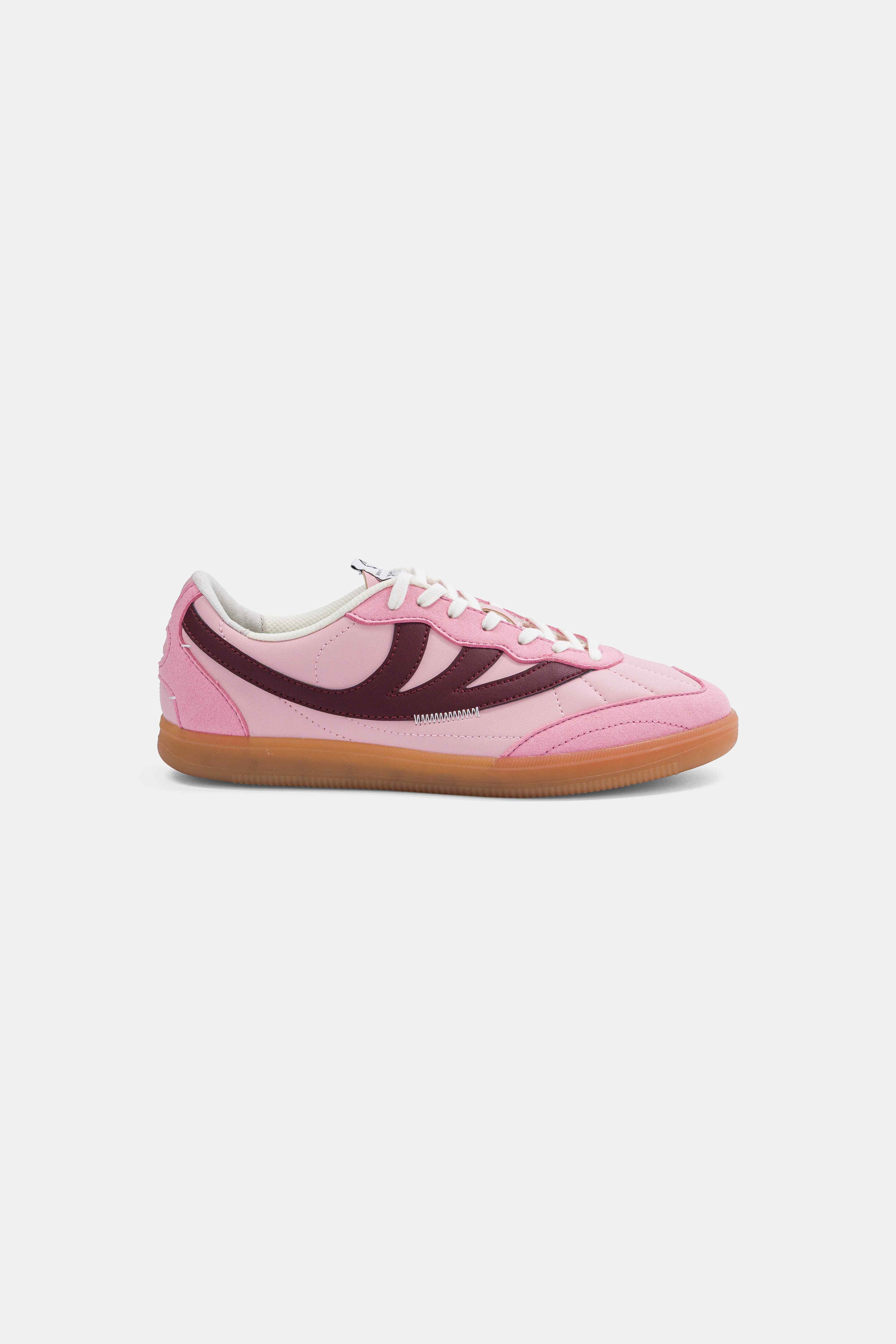 MoEa Herren vegan Sneaker Flow Pink & Wine Corn