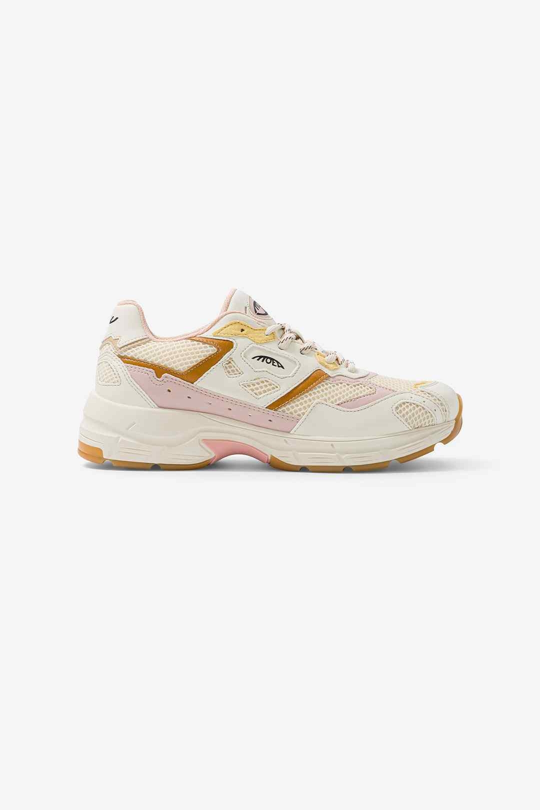 Image of MoEa mannen vegan Sneakers Rush Roze & Gele Ananas