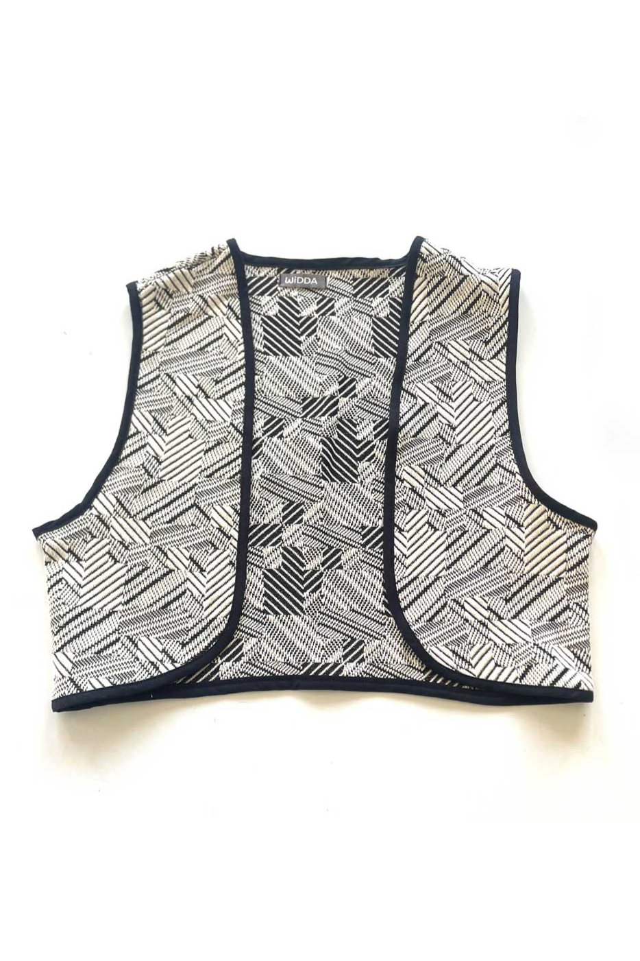 WiDDA Damen vegan Vest Mia Natural Black