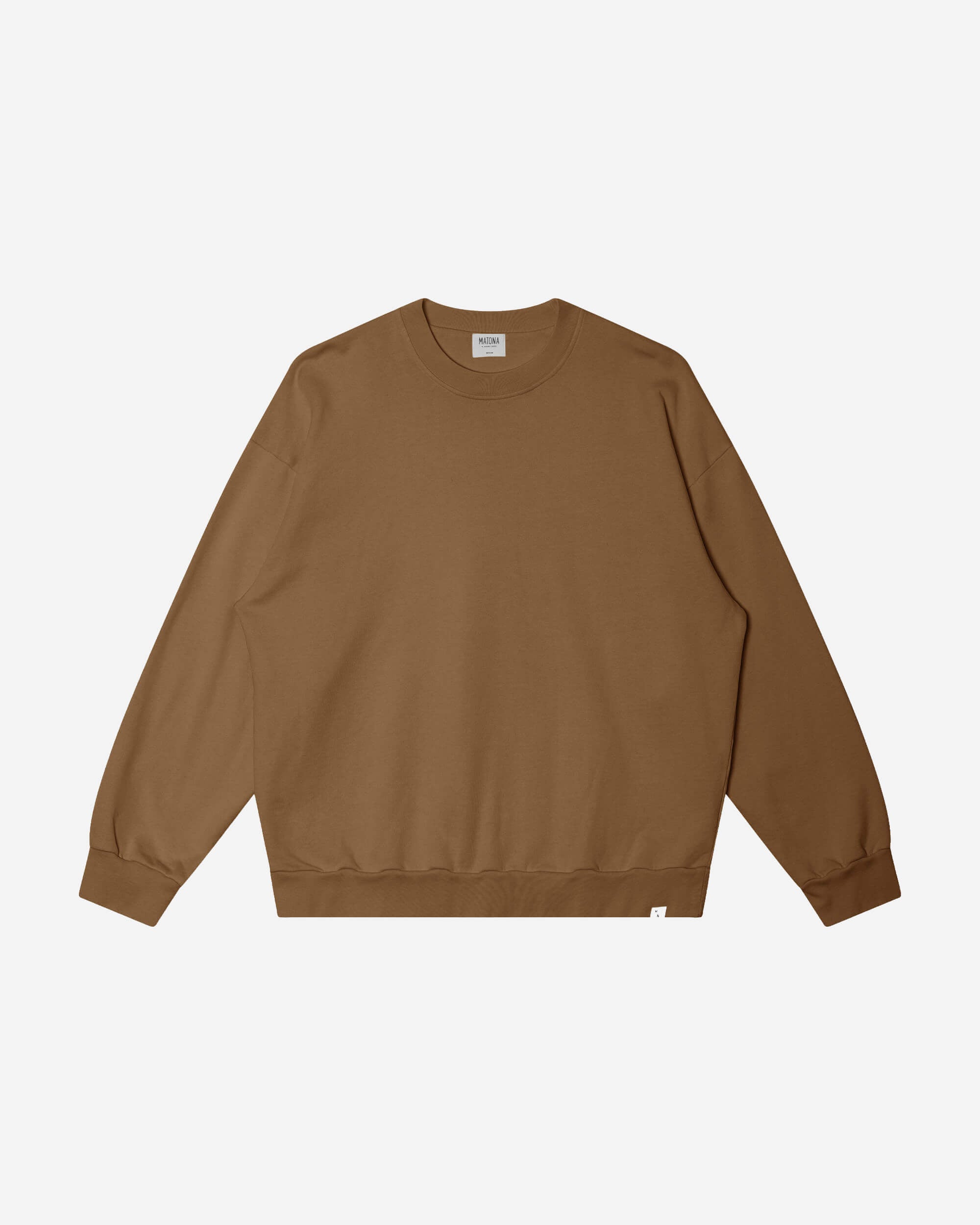 MATONA men vegan Sweatshirt Cocoa