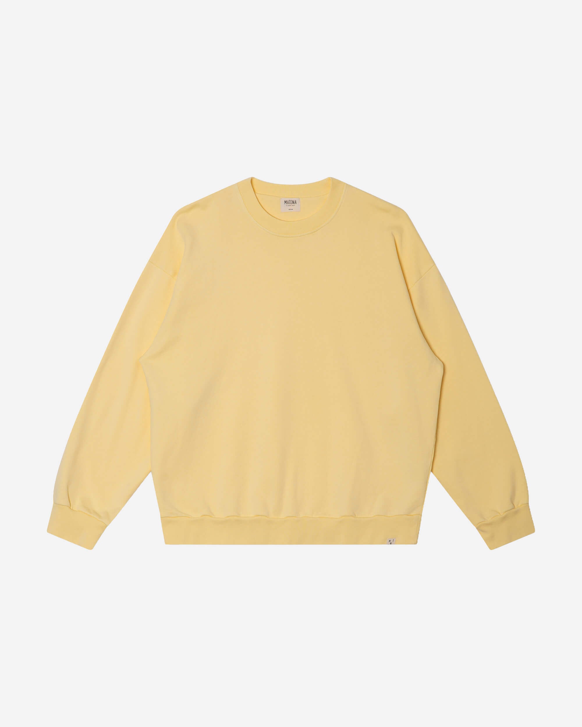 MATONA men vegan Sweatshirt Vanilla