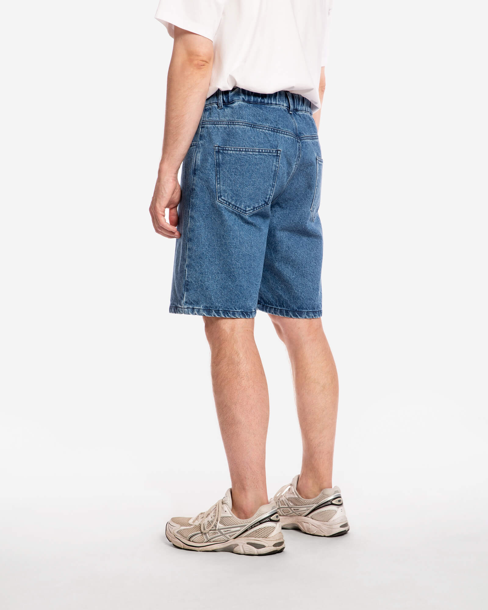 MATONA Losse Shorts Van Spijkerstof, Middenblauw