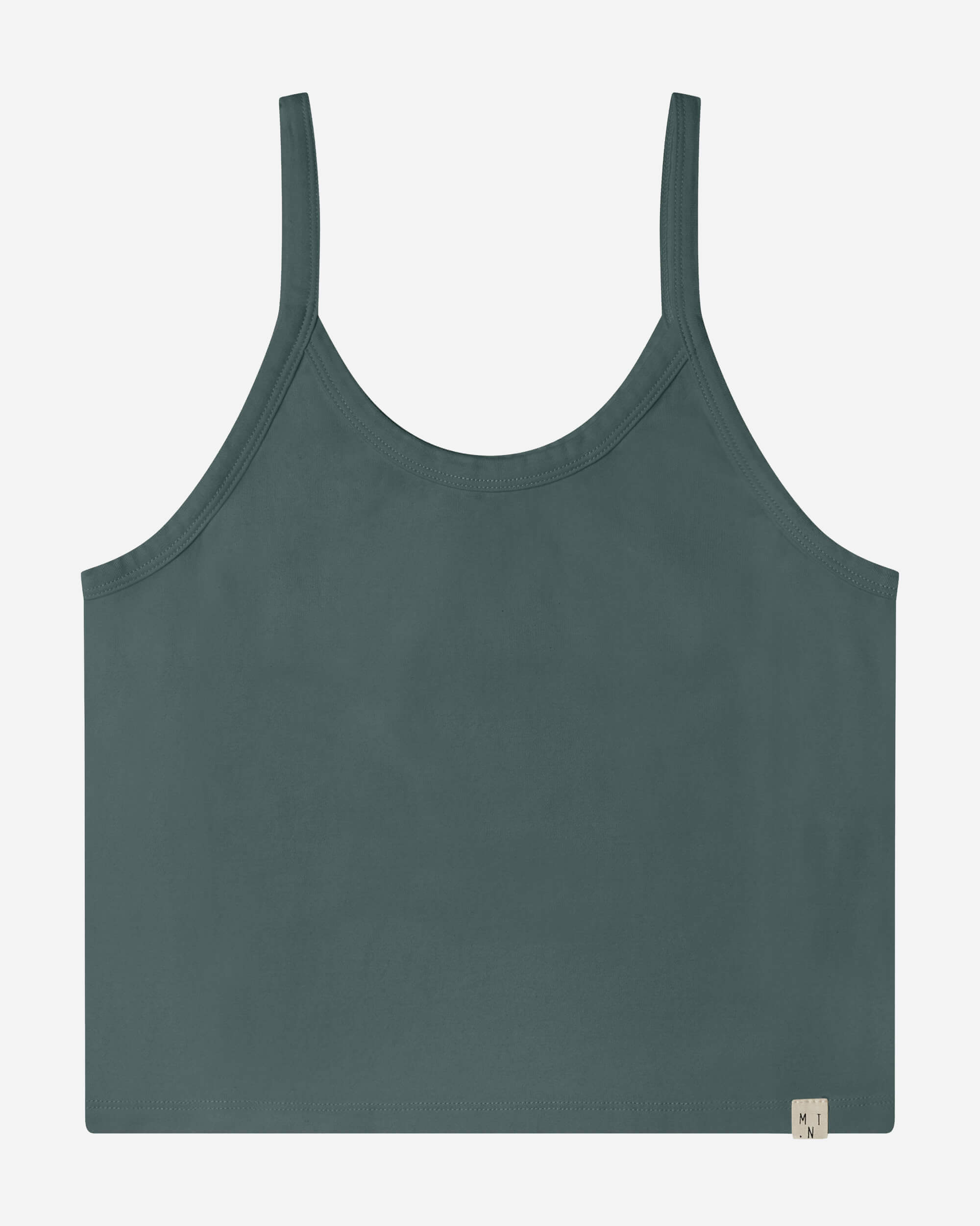 MATONA womens vegan Crop Top Basic Petrol