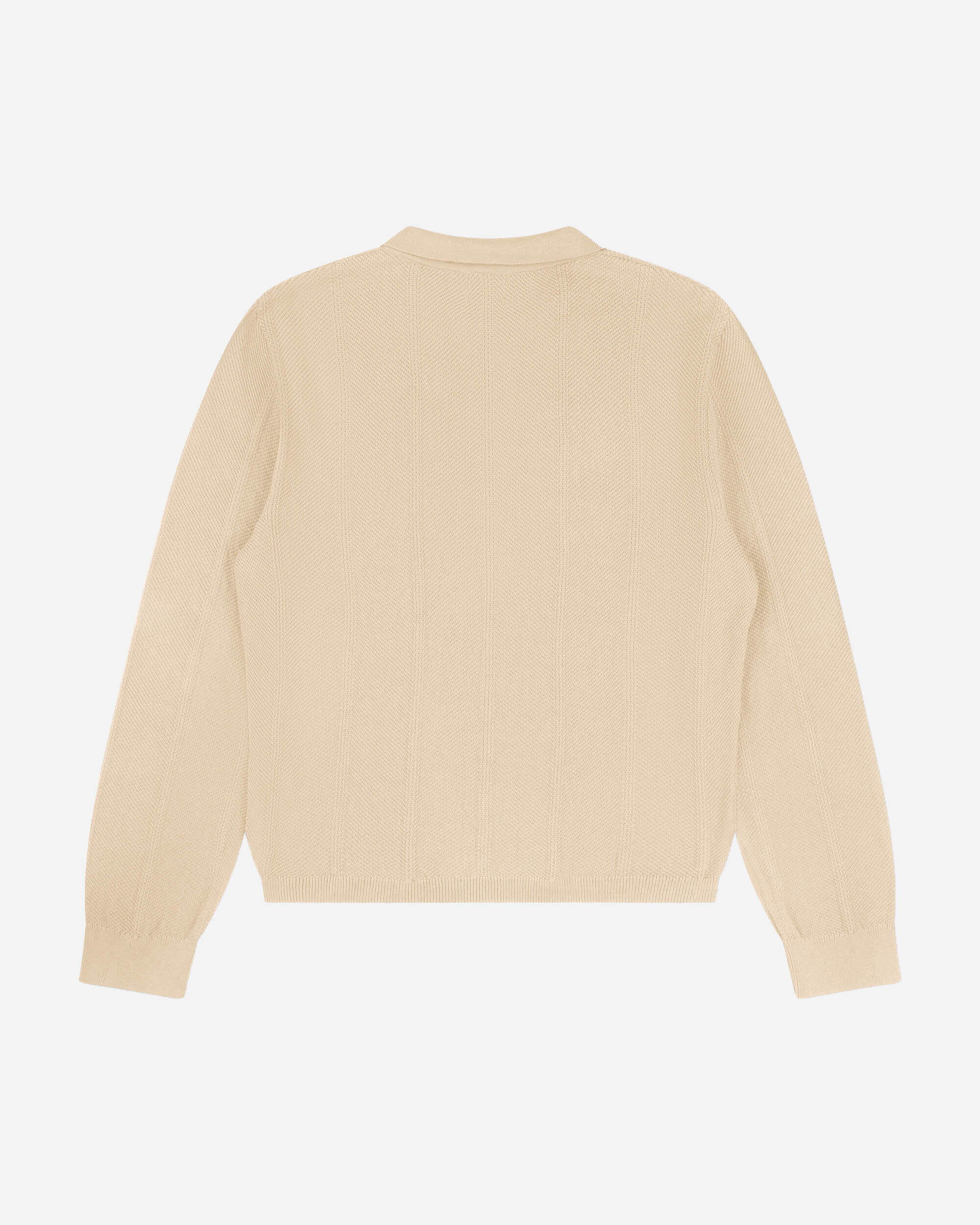MATONA womens vegan Sweater Polo Knit Beige